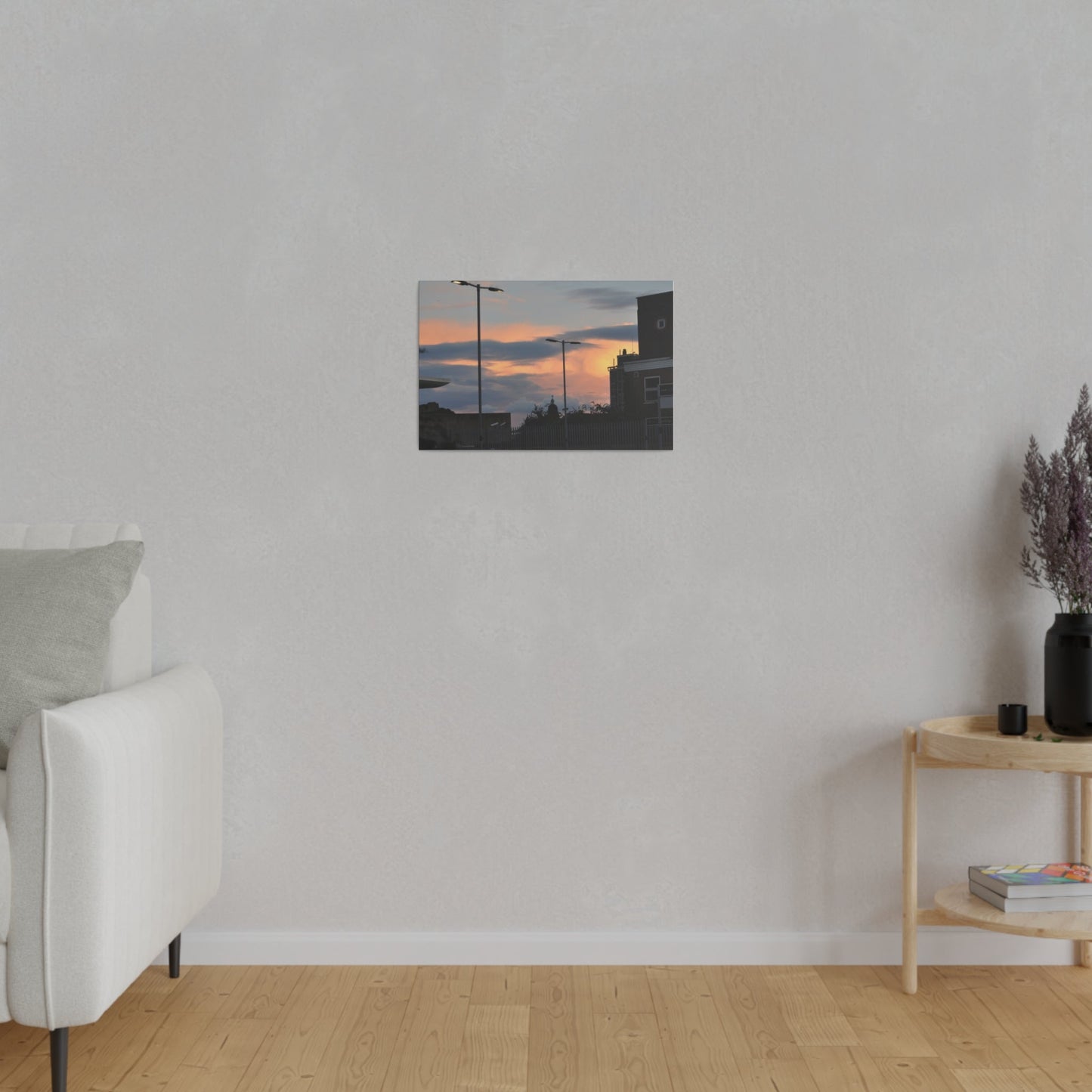 Hastings Train Station With Sunset And Nice Cloud Formation, Matte Canvas, Stretched, 0.75" - The Trio Synergize Group