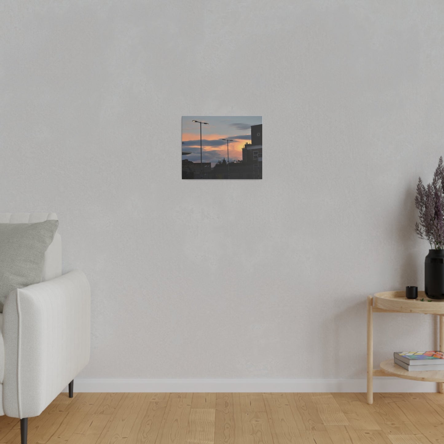 Hastings Train Station With Sunset And Nice Cloud Formation, Matte Canvas, Stretched, 0.75" - The Trio Synergize Group