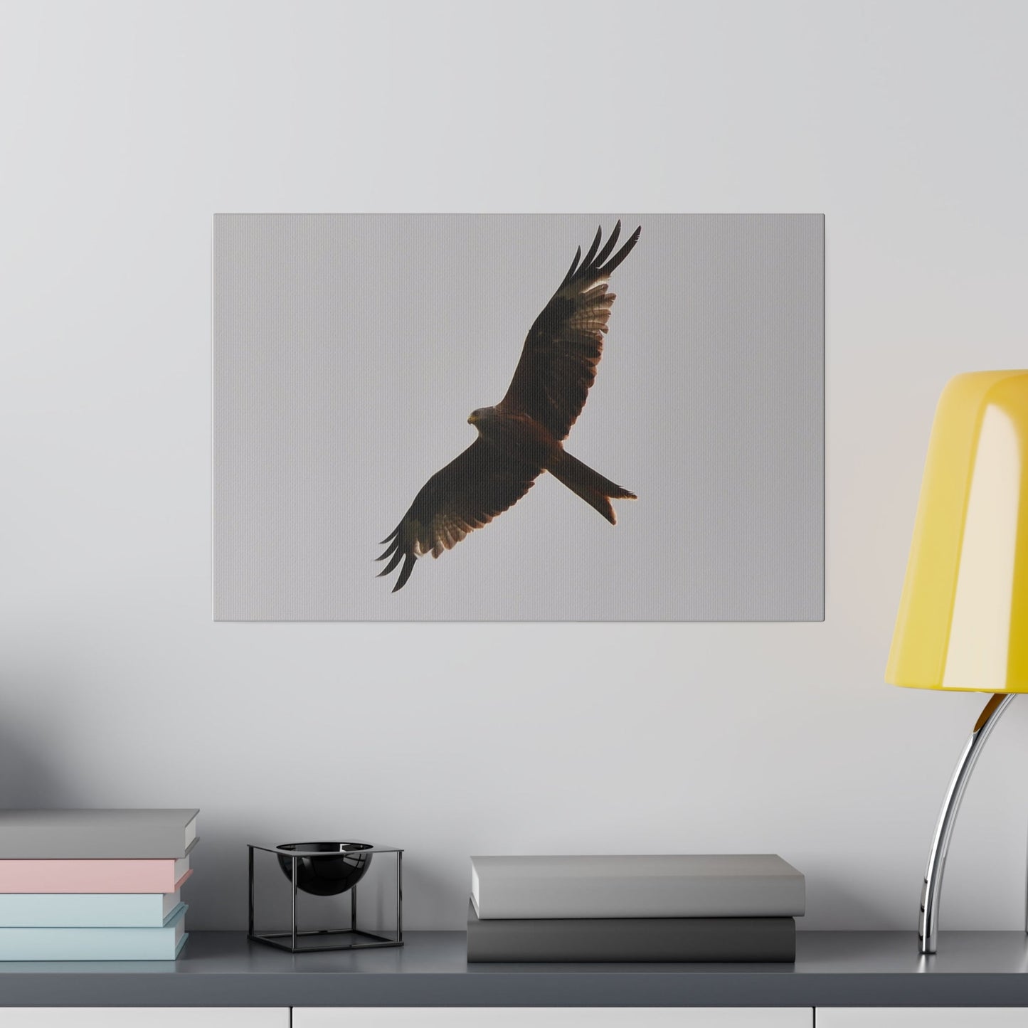 Hawk Flying, Wings Wide Open Canvas - The Trio Synergize Group