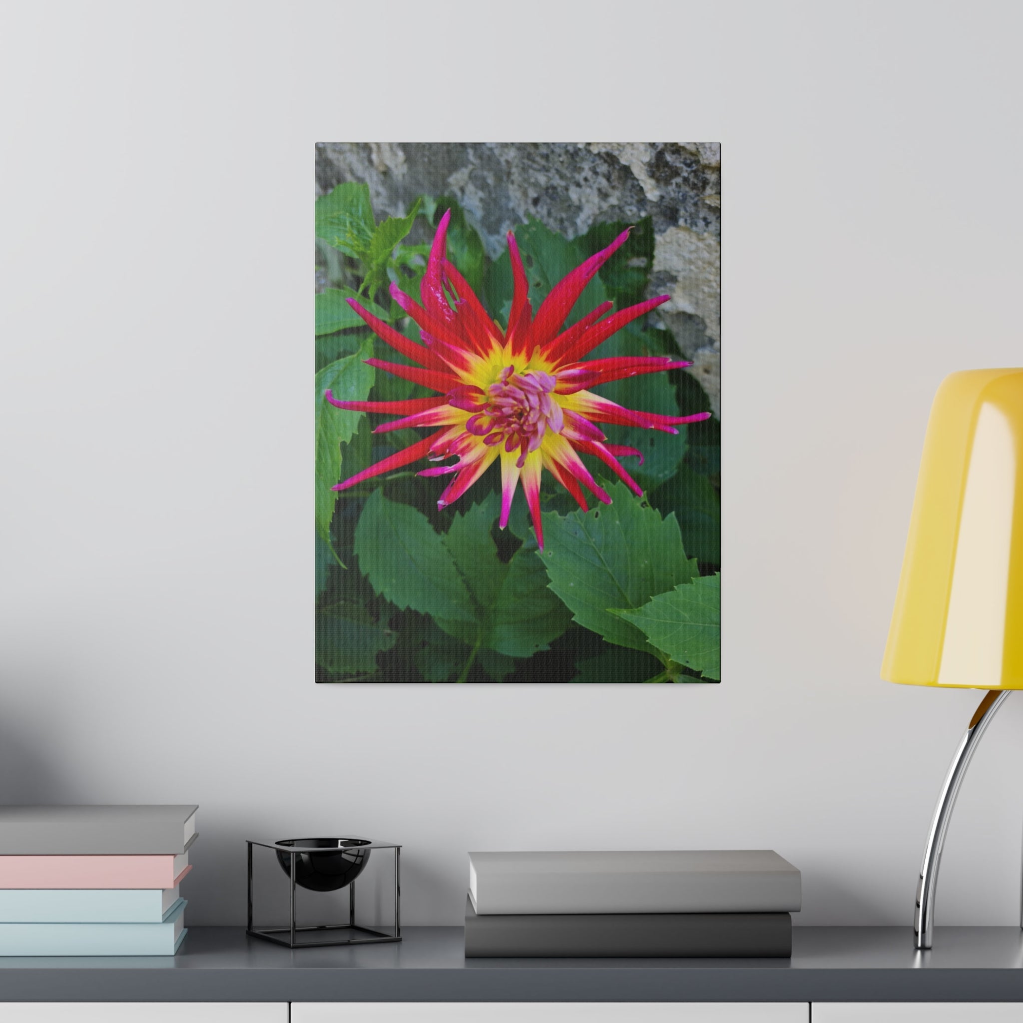 Hollyhill Spiderwoman Dahlia Canvas - The Trio Synergize Group
