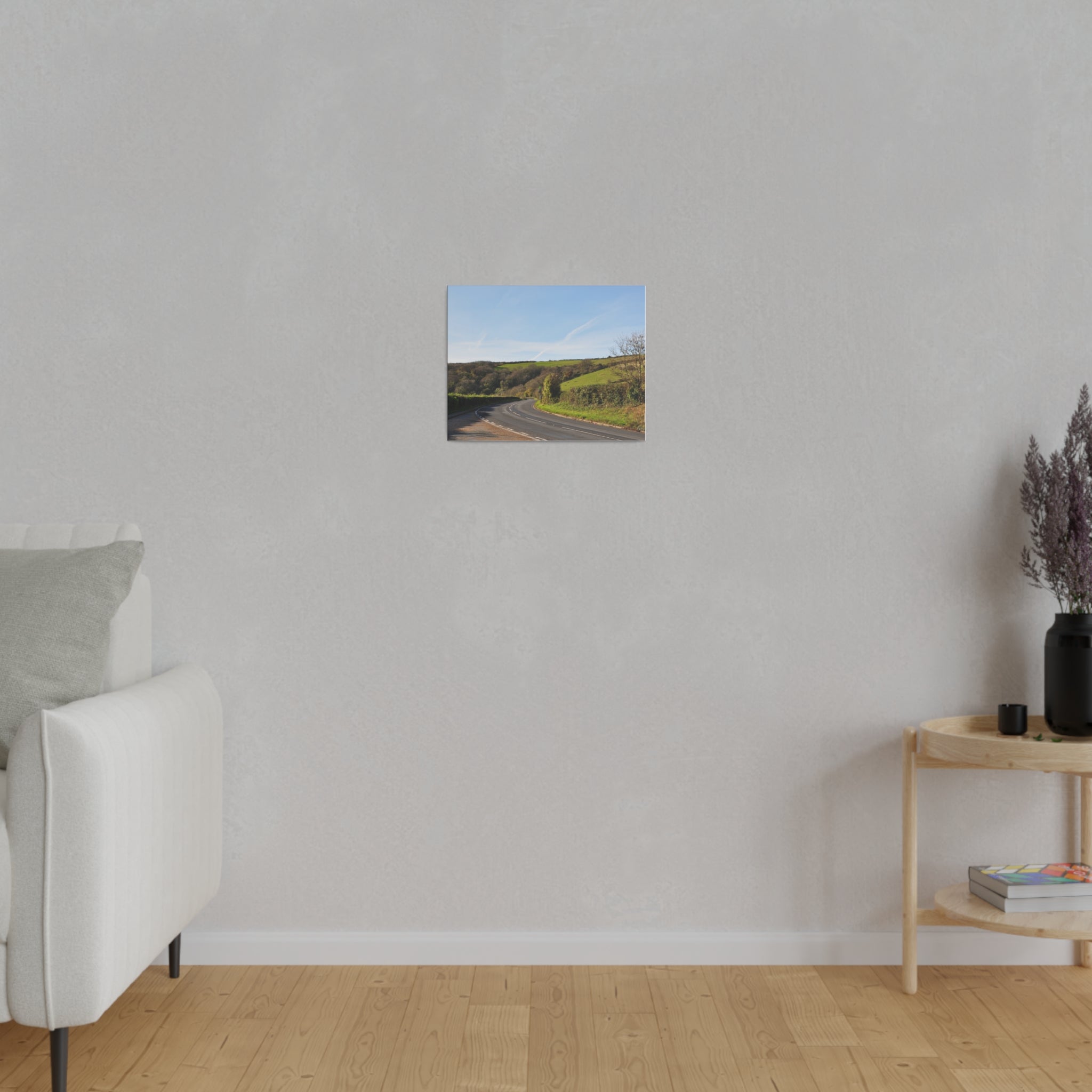 Isle of white Countryside Road & Rolling Hills Canvas - The Trio Synergize Group