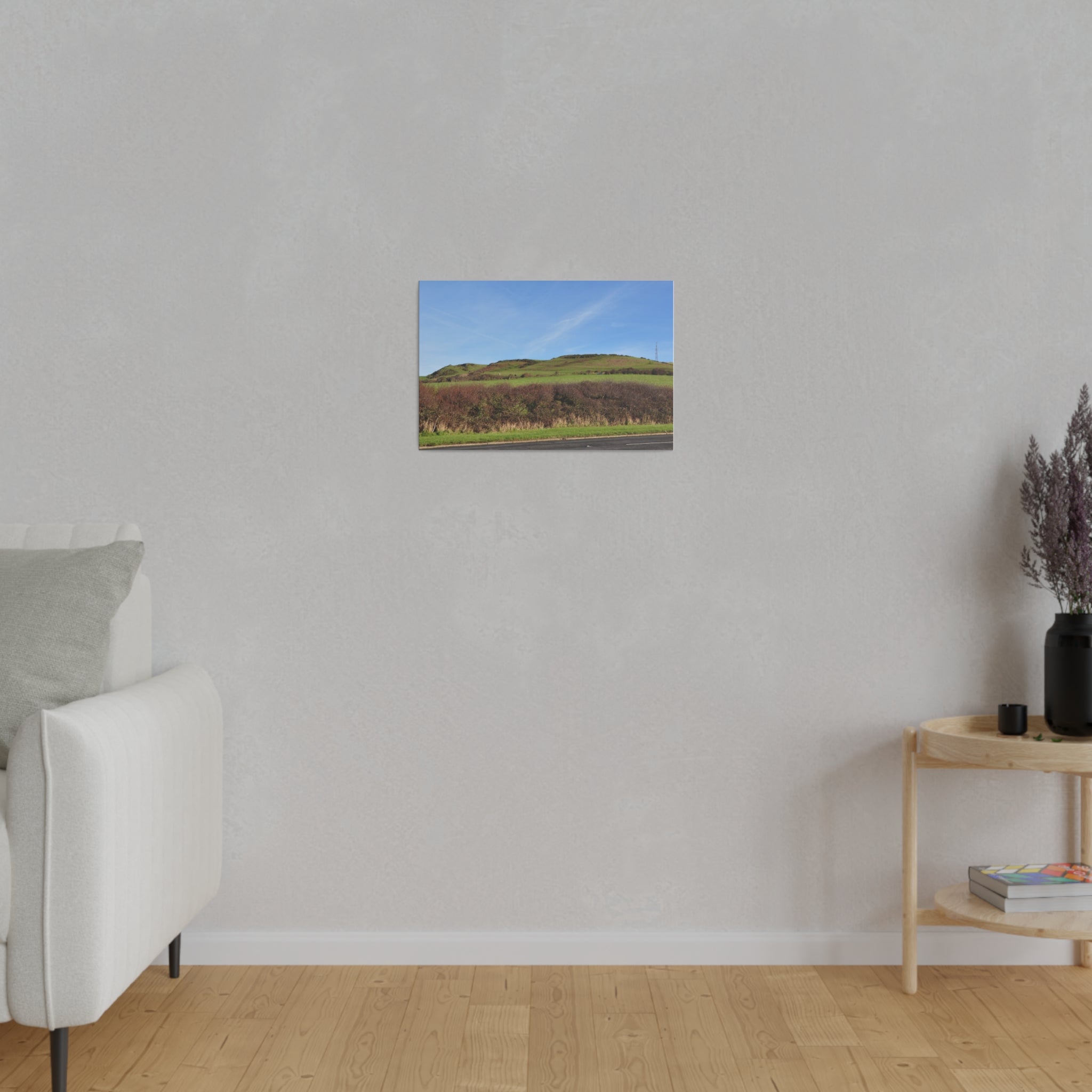 Isle of white, Countryside With Lush Green Hills Canvas - The Trio Synergize Group