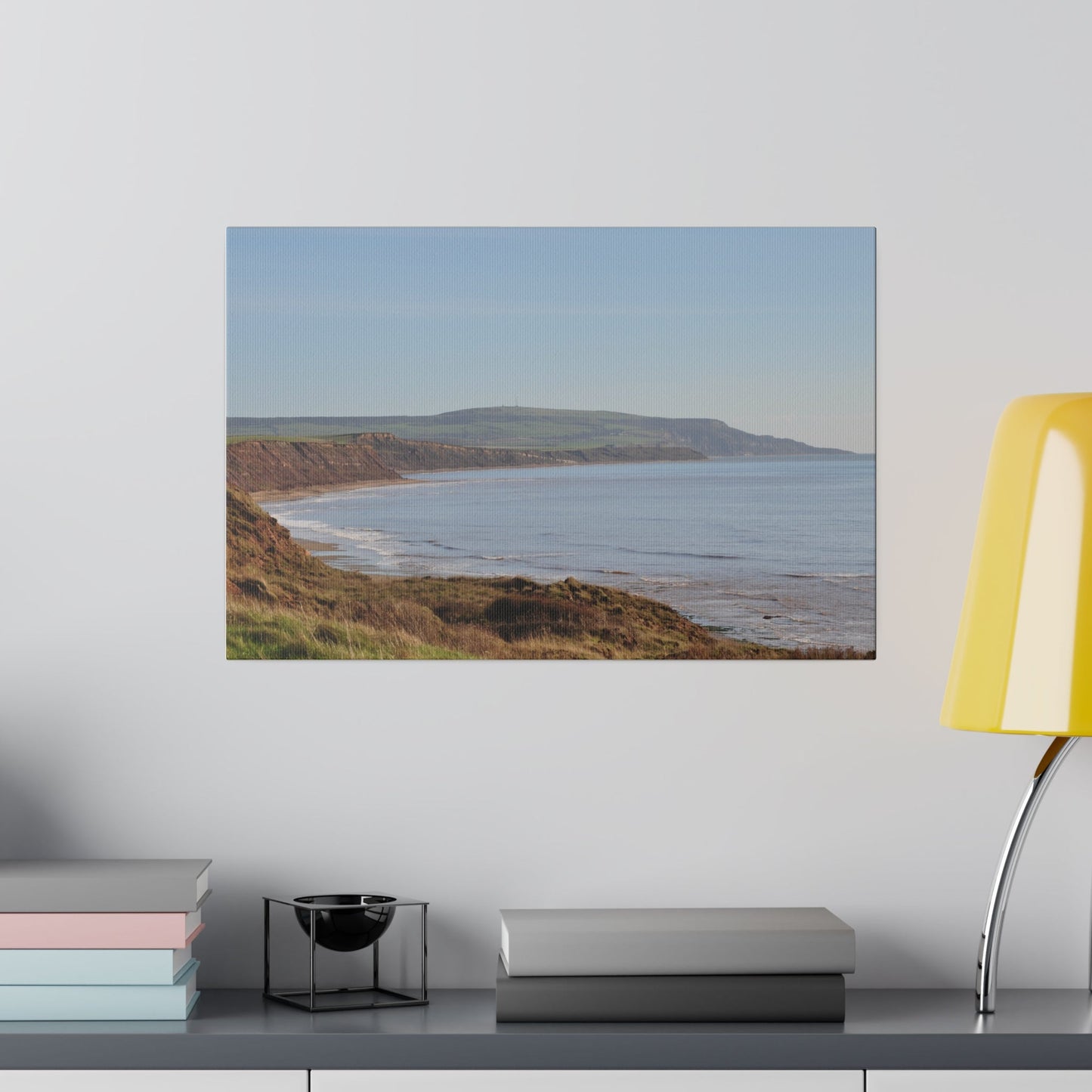 Isle of white, Landscape With The Beach And Cliffs Canvas - The Trio Synergize Group