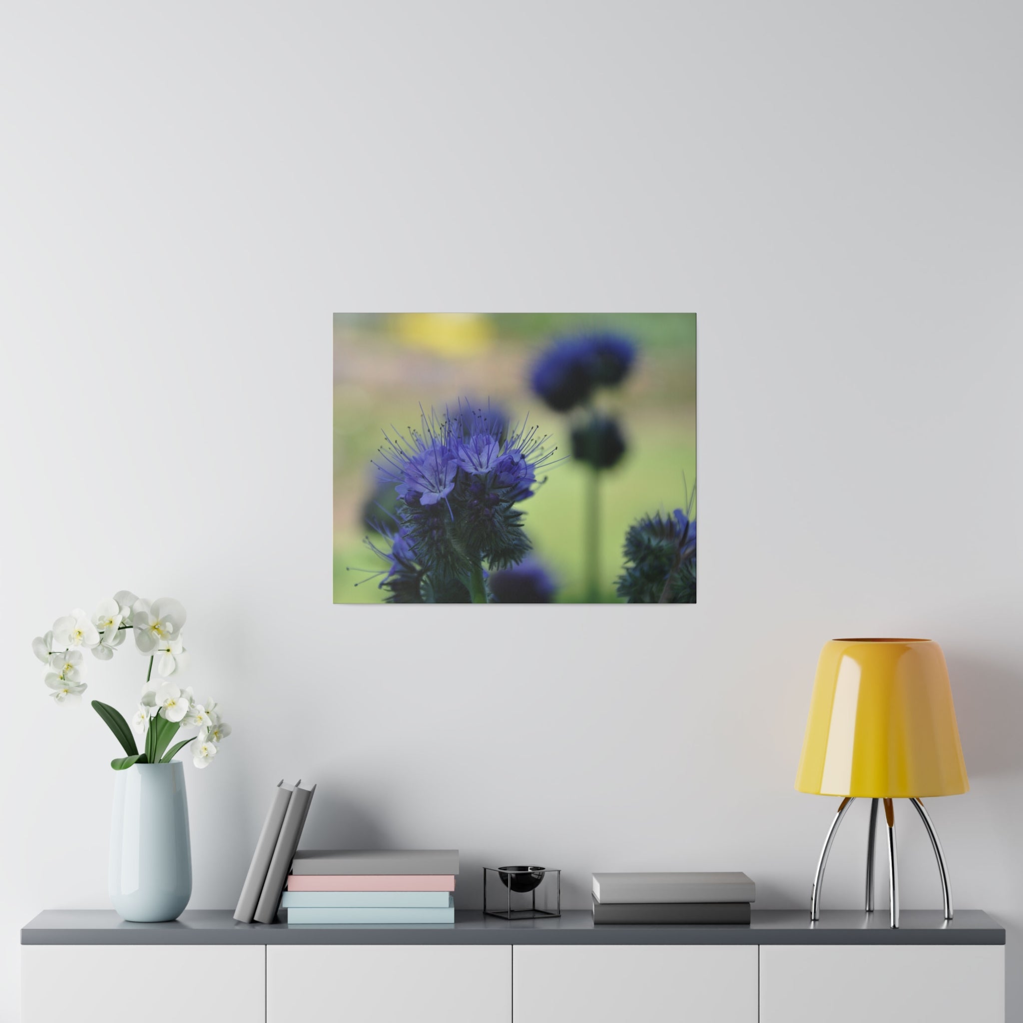 Lacy Phacelia With Another Blurred in the Background Canvas - The Trio Synergize Group