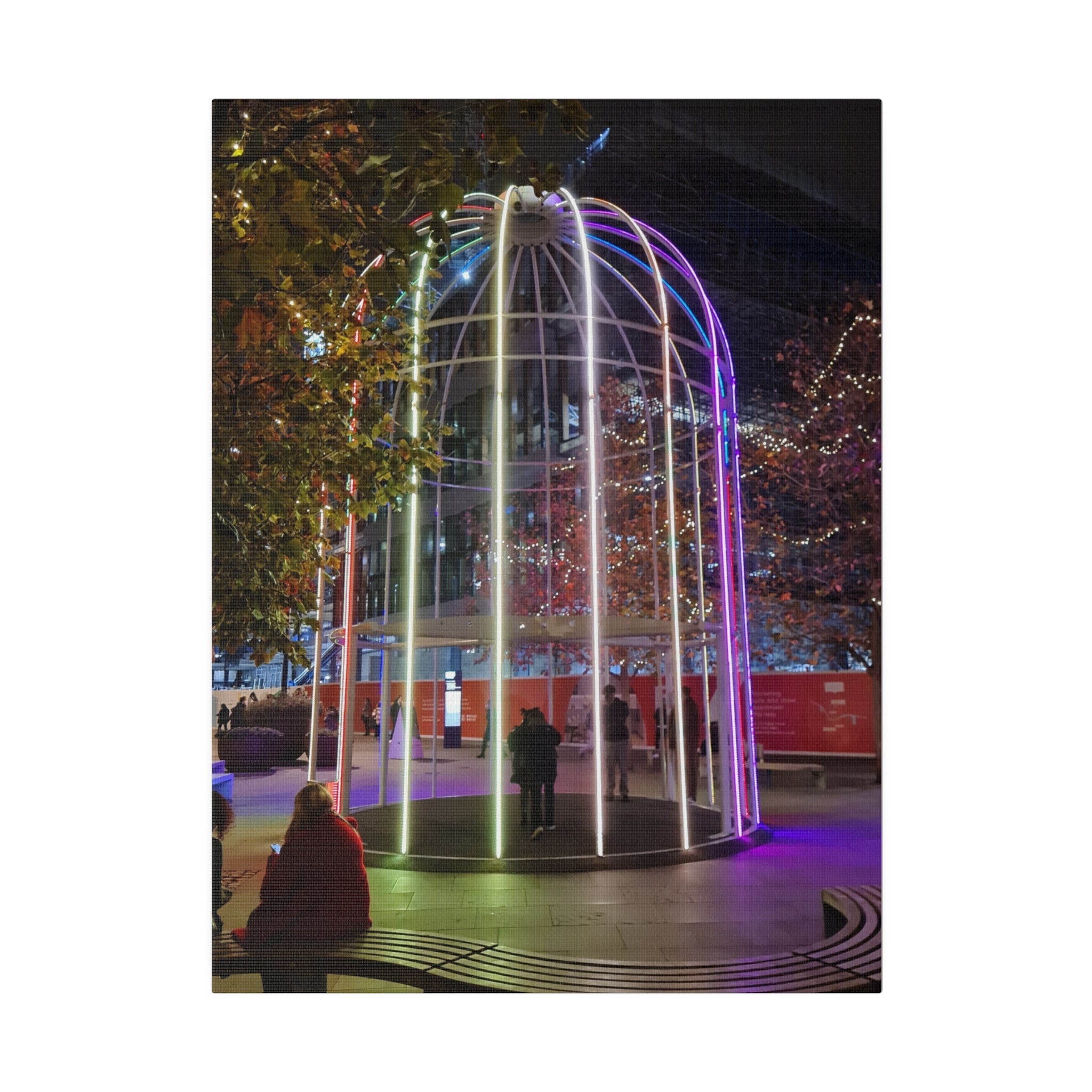London At Night With Colourful Dome Lights - The Trio Synergize Group