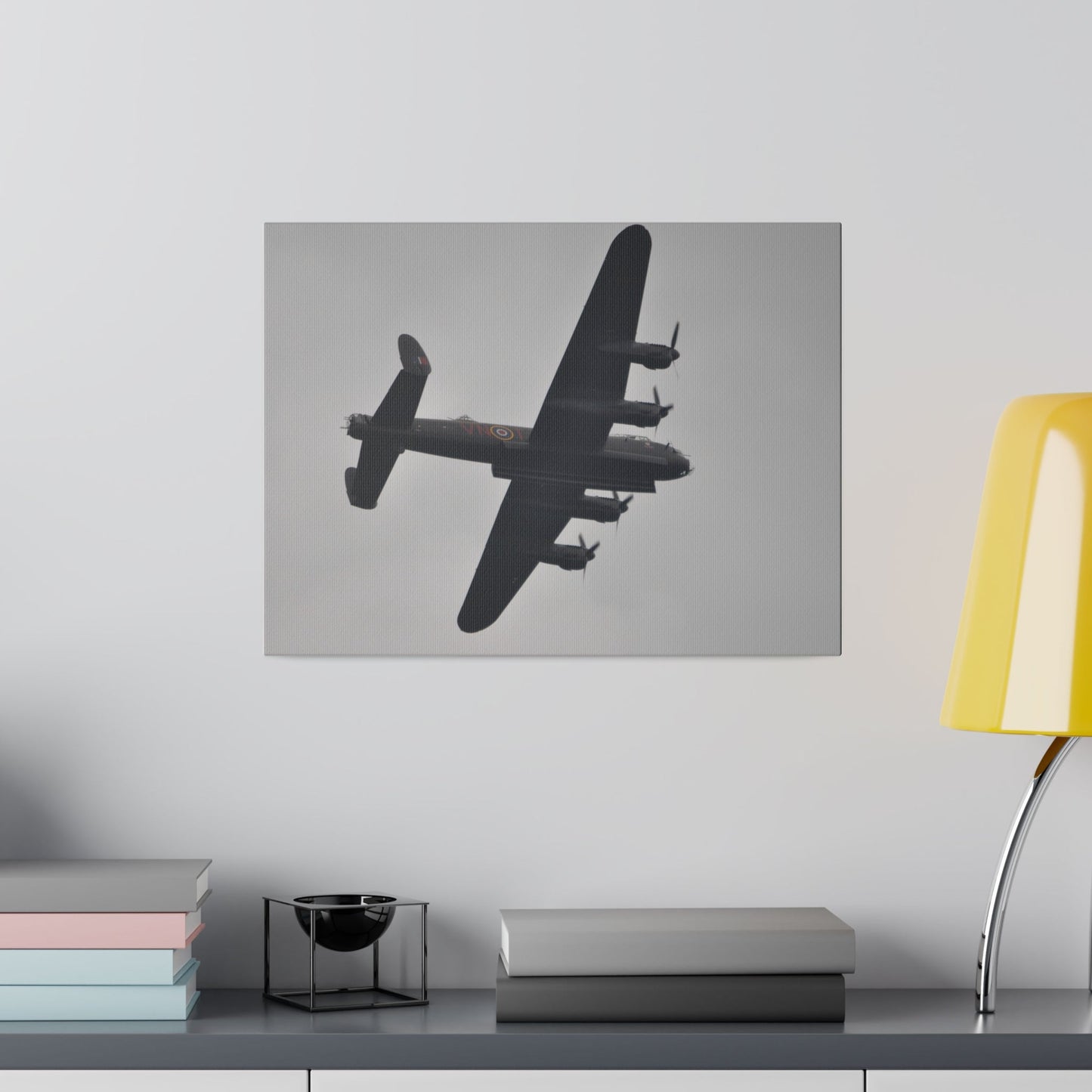 Memorial Flight Avro Lancaster - Bomb Bay Doors Canvas Print - The Trio Synergize Group