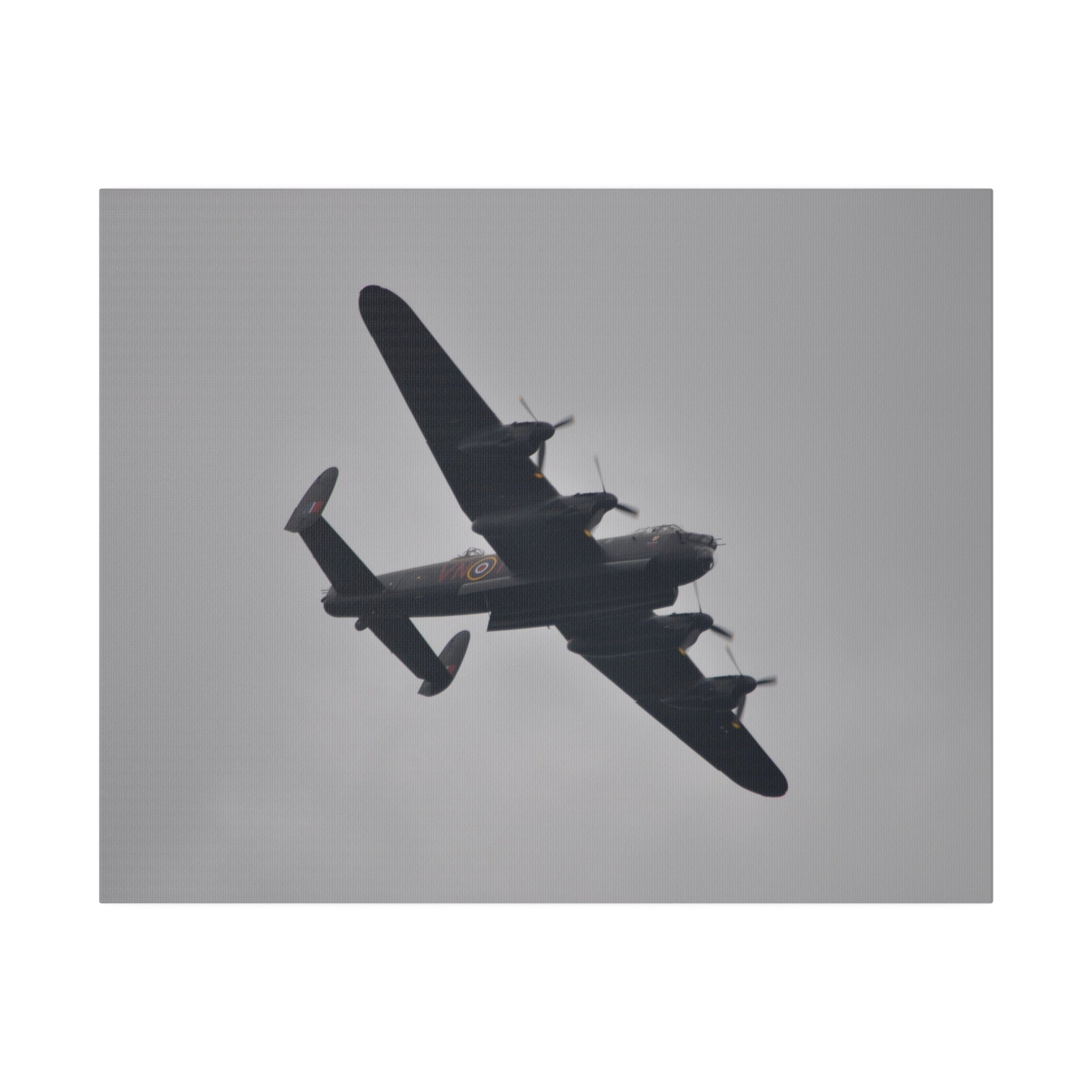 Memorial Flight Avro Lancaster, Bomb Bay Doors Open Canvas - The Trio Synergize Group