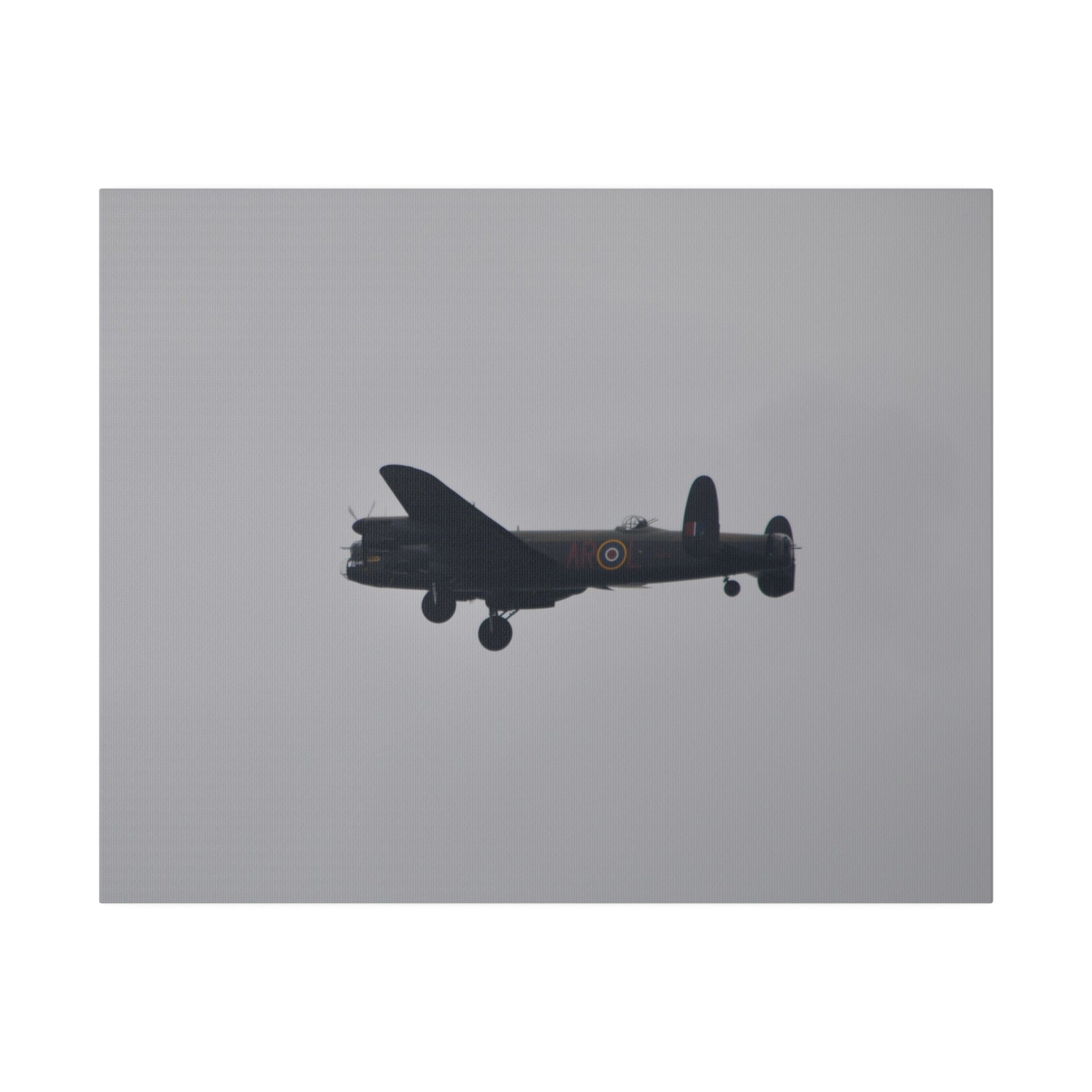 Memorial Flight Avro Lancaster Rear View Landing Gear Canvas - The Trio Synergize Group