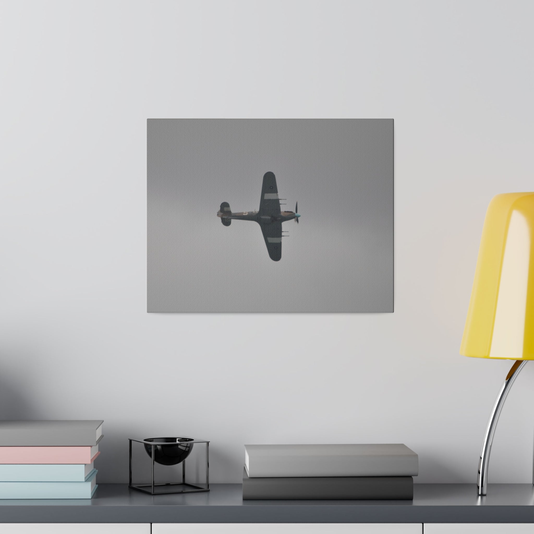 Memorial Flight Hurricane Flying Undercarriage View Canvas - The Trio Synergize Group