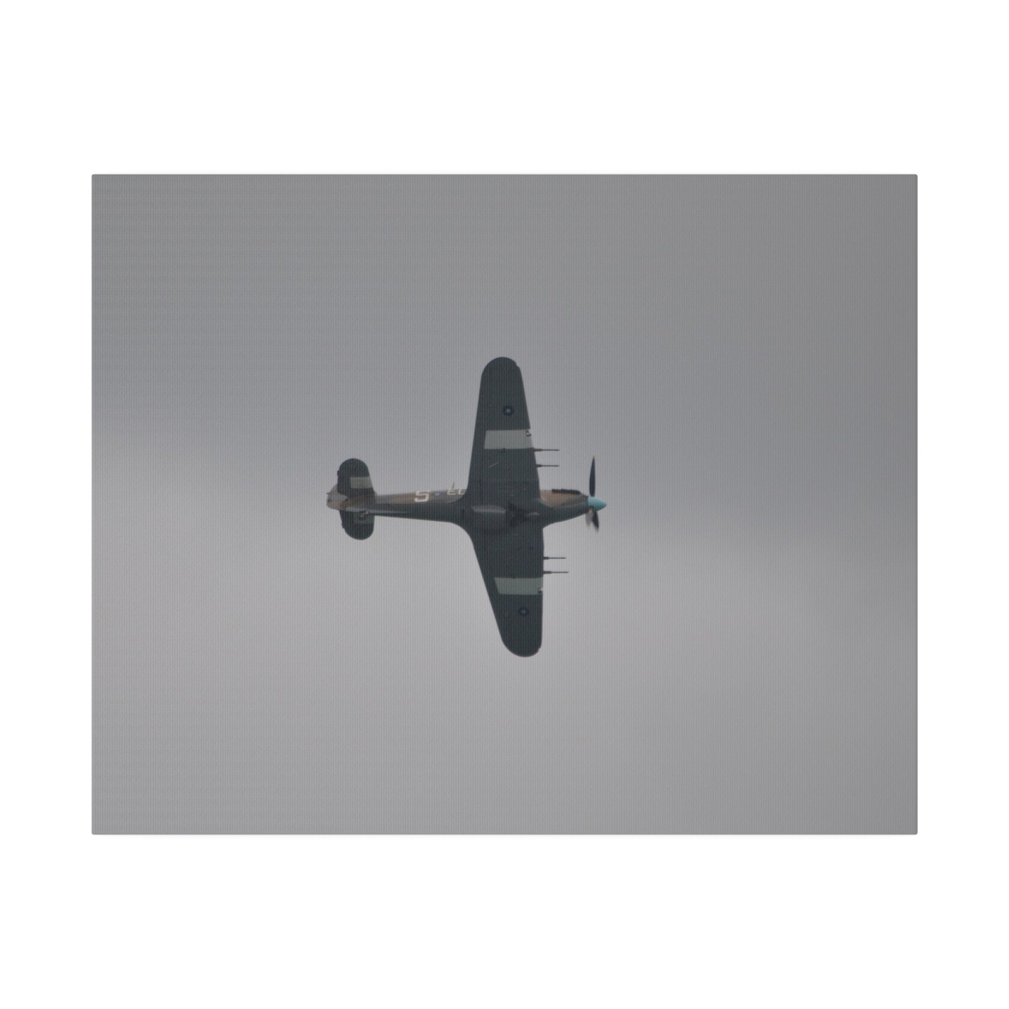 Memorial Flight Hurricane Flying Undercarriage View Canvas - The Trio Synergize Group