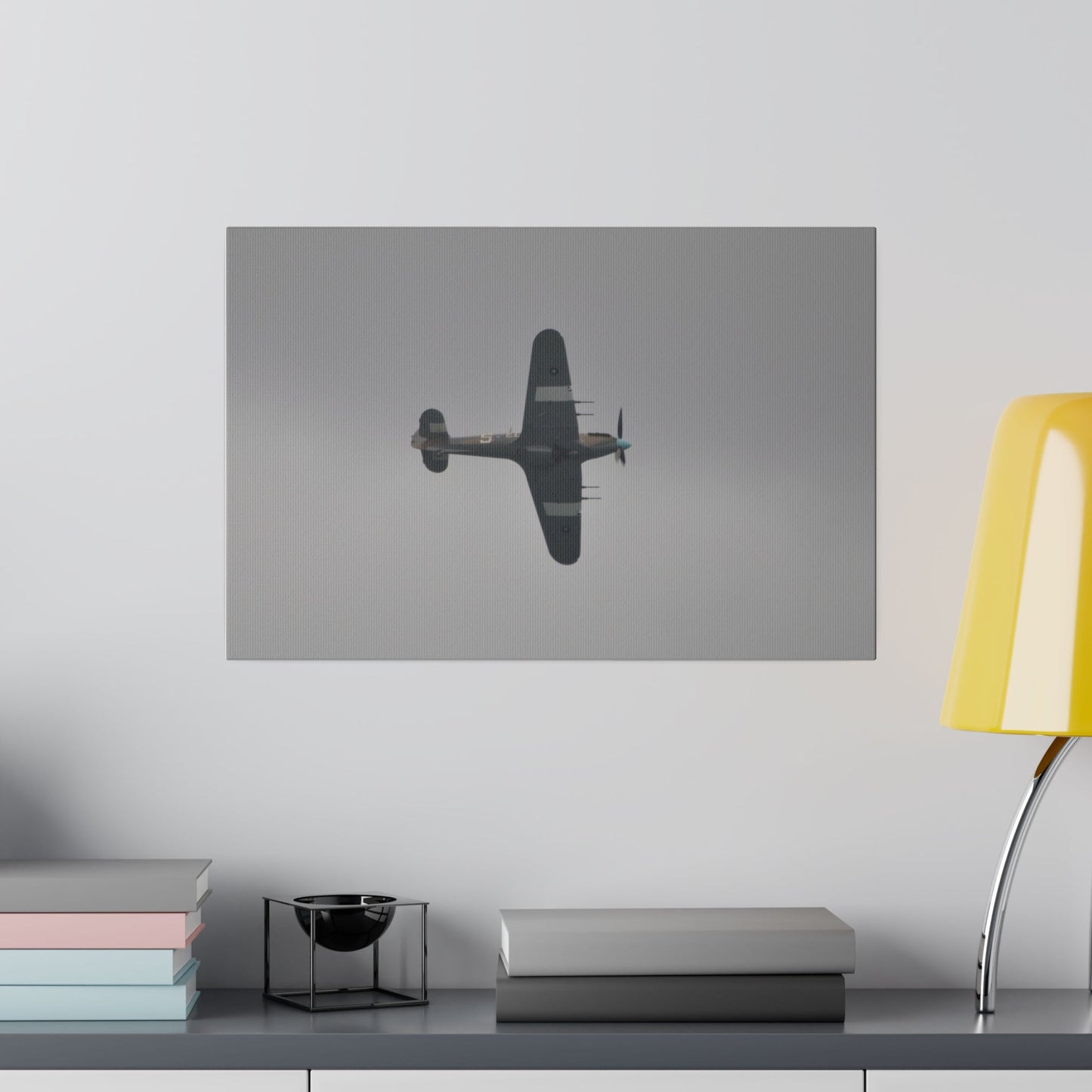 Memorial Flight Hurricane Flying Undercarriage View Canvas - The Trio Synergize Group