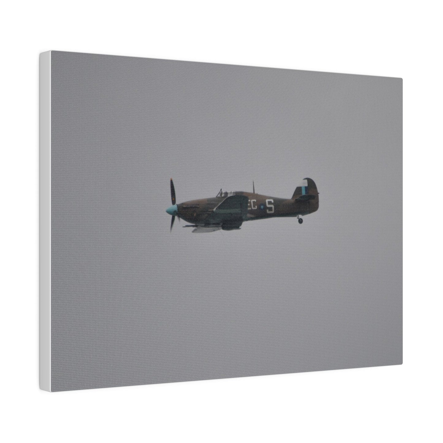 Memorial Flight Hurricane Flying From The Right Sideways, Matte Canvas, Stretched, 0.75" - The Trio Synergize Group