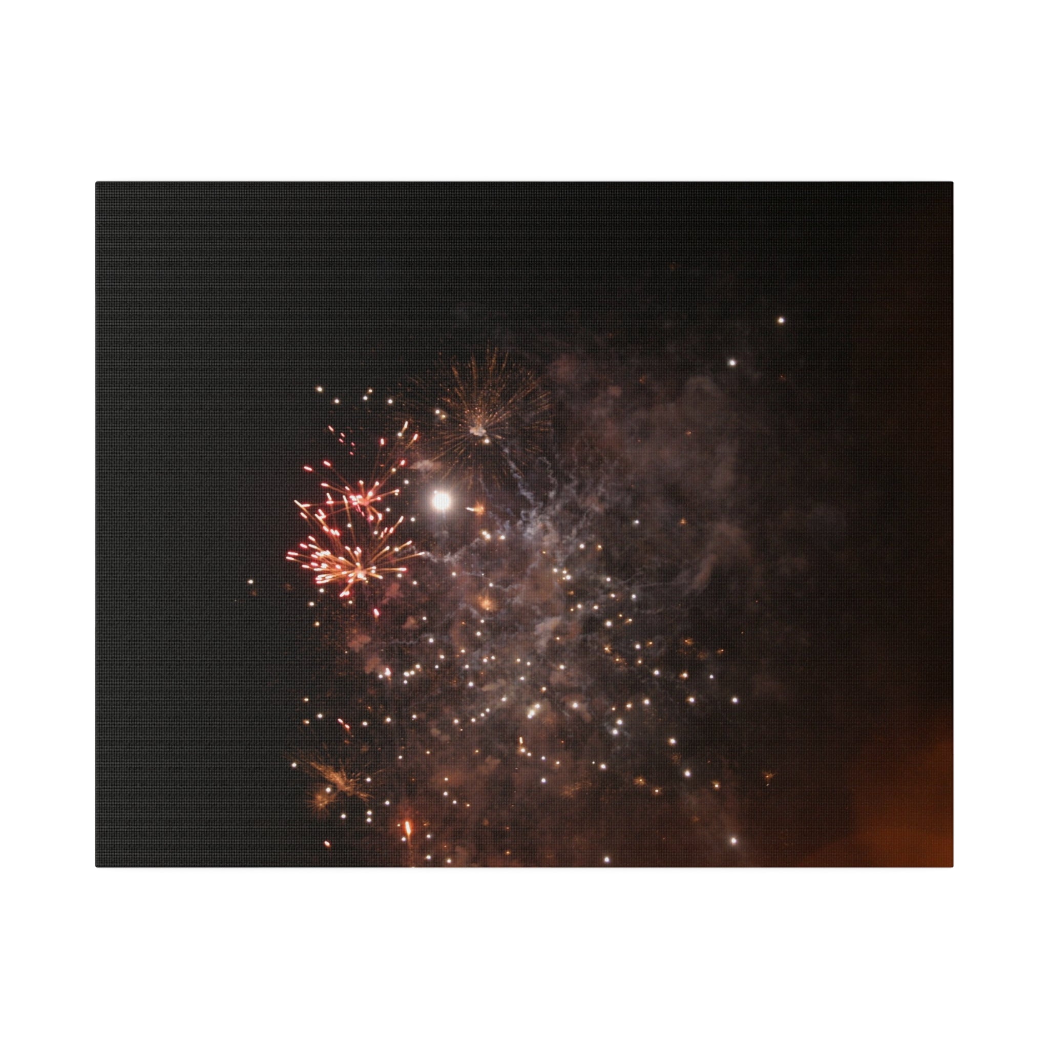 Red, White & White Haze Fireworks Canvas - The Trio Synergize Group