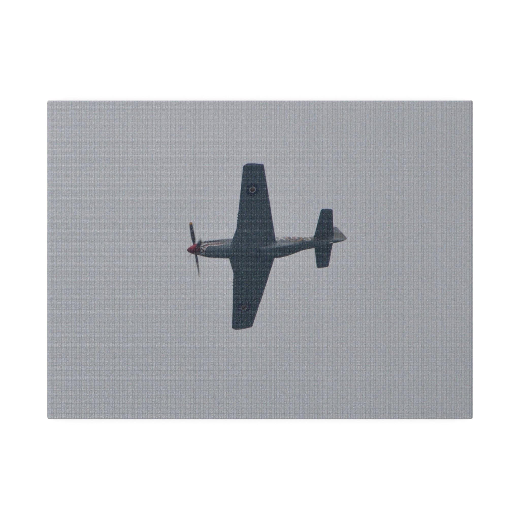 P-51D Mustang Flying & Undercarriage Close Up Canvas Print - The Trio Synergize Group