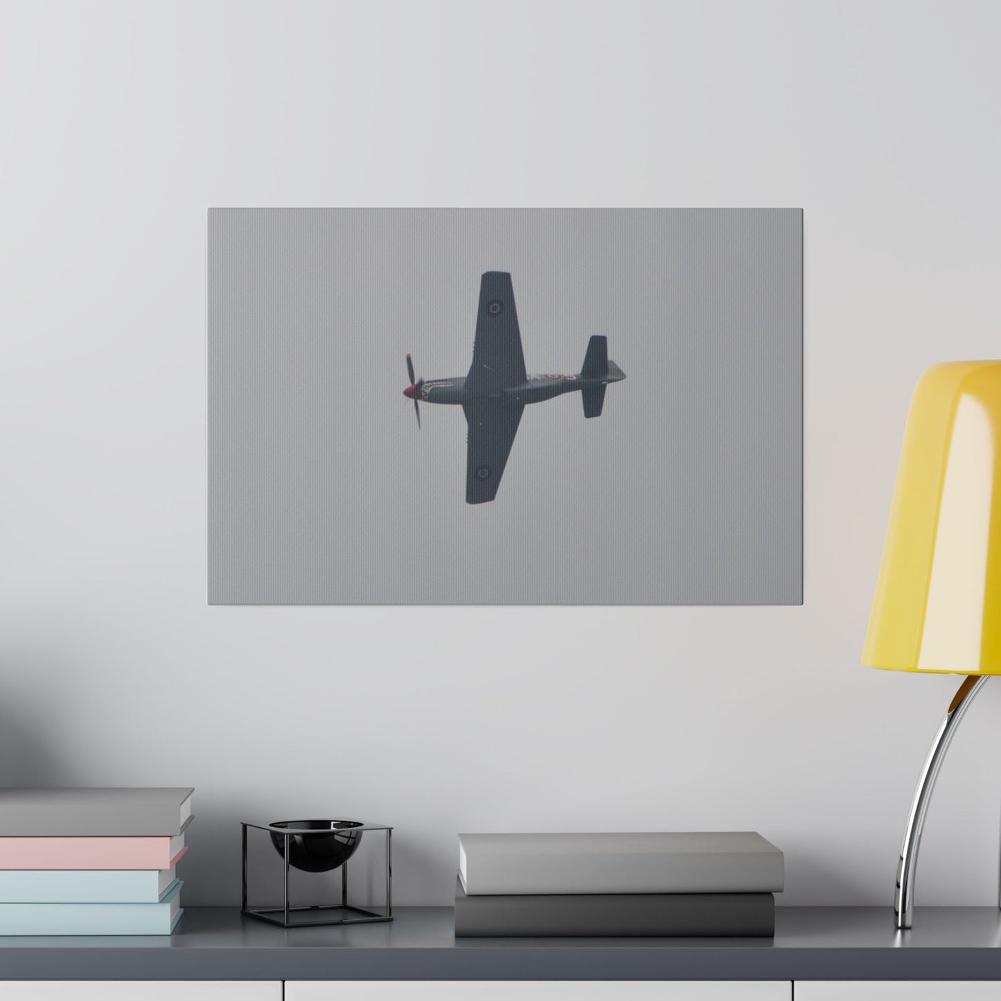 P-51D Mustang Flying & Undercarriage Close Up Canvas Print - The Trio Synergize Group