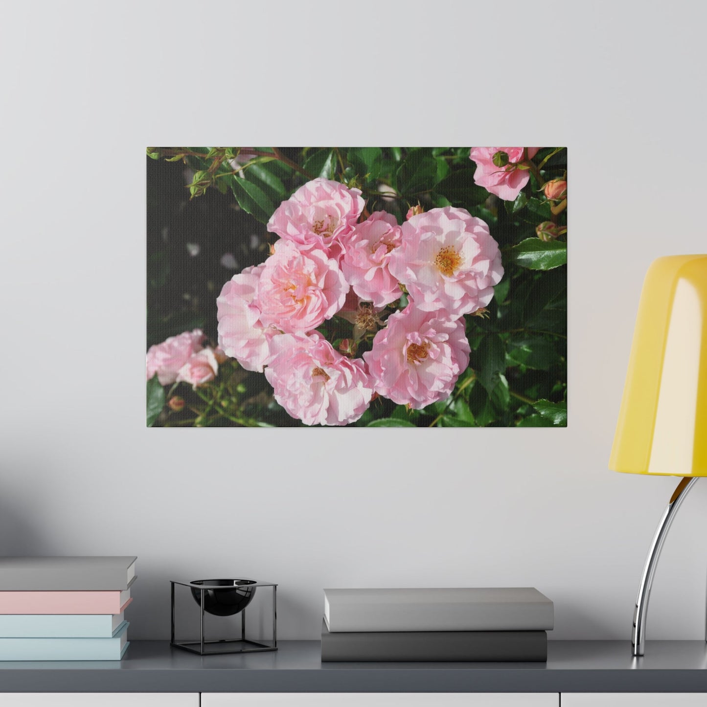 Cluster of Pink Roses Canvas Print - The Trio Synergize Group
