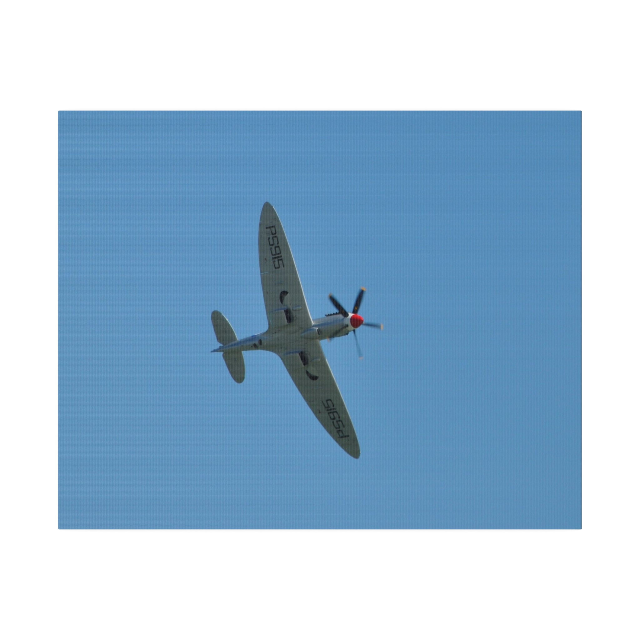 PS915 Supermarine Spitfire Flying Canvas - The Trio Synergize Group