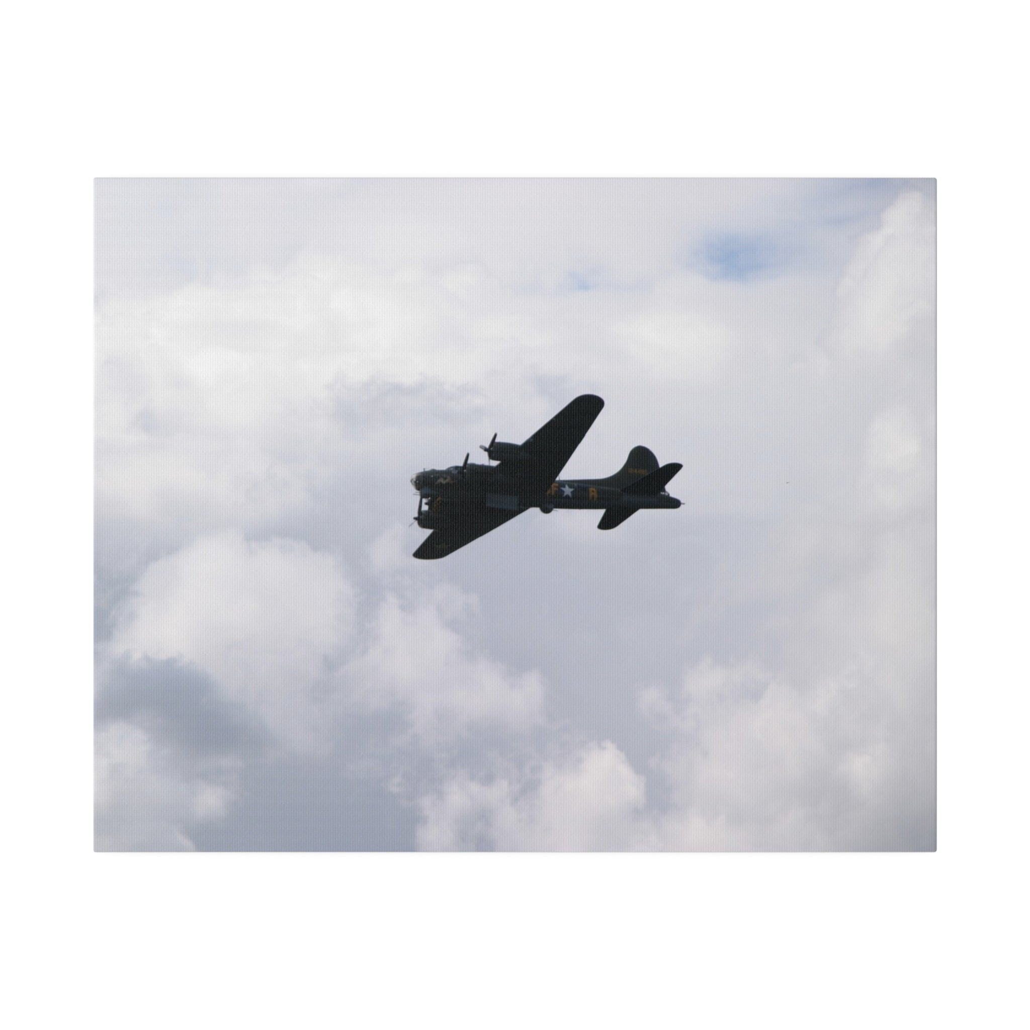 Sally B, B-17 Flying with Bomb Door Open Canvas - The Trio Synergize Group