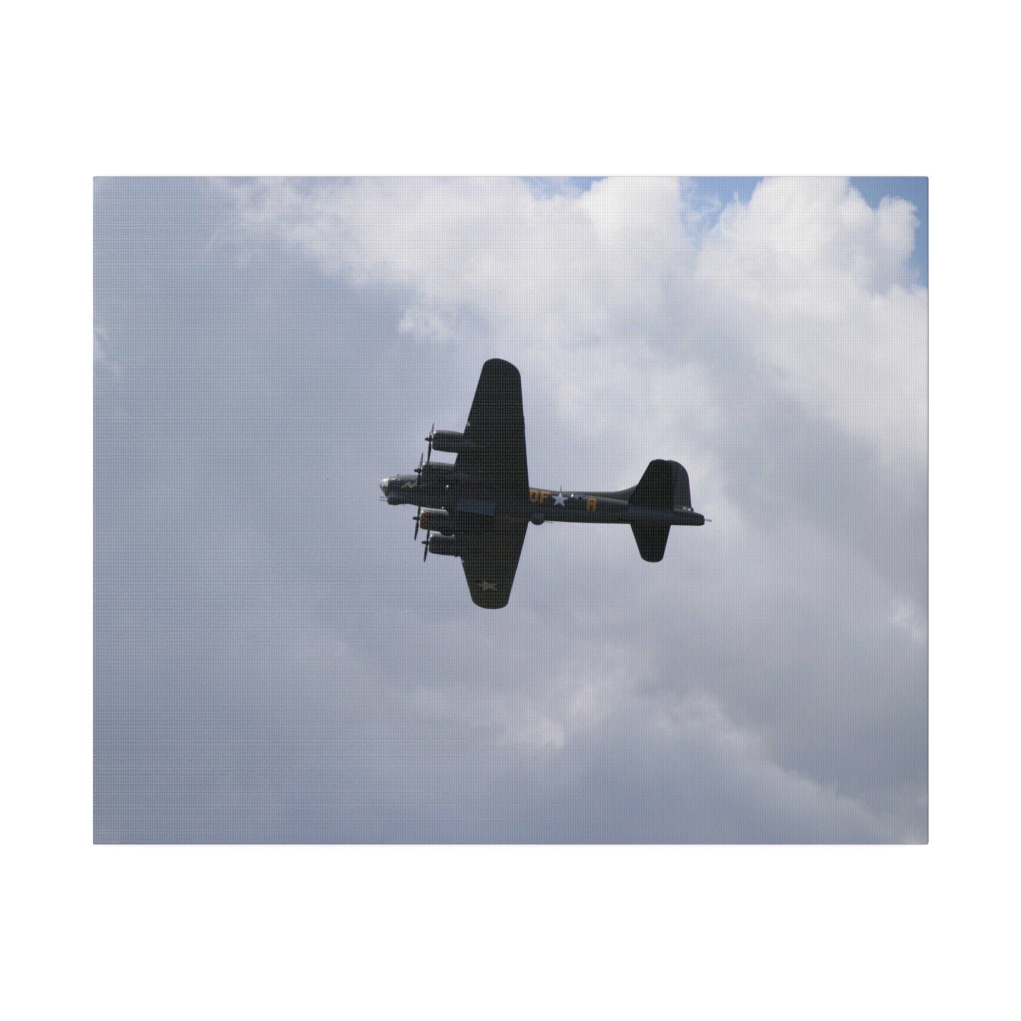 Sally B, B-17 Flying, with Bomb Door Open Close Up Canvas - The Trio Synergize Group