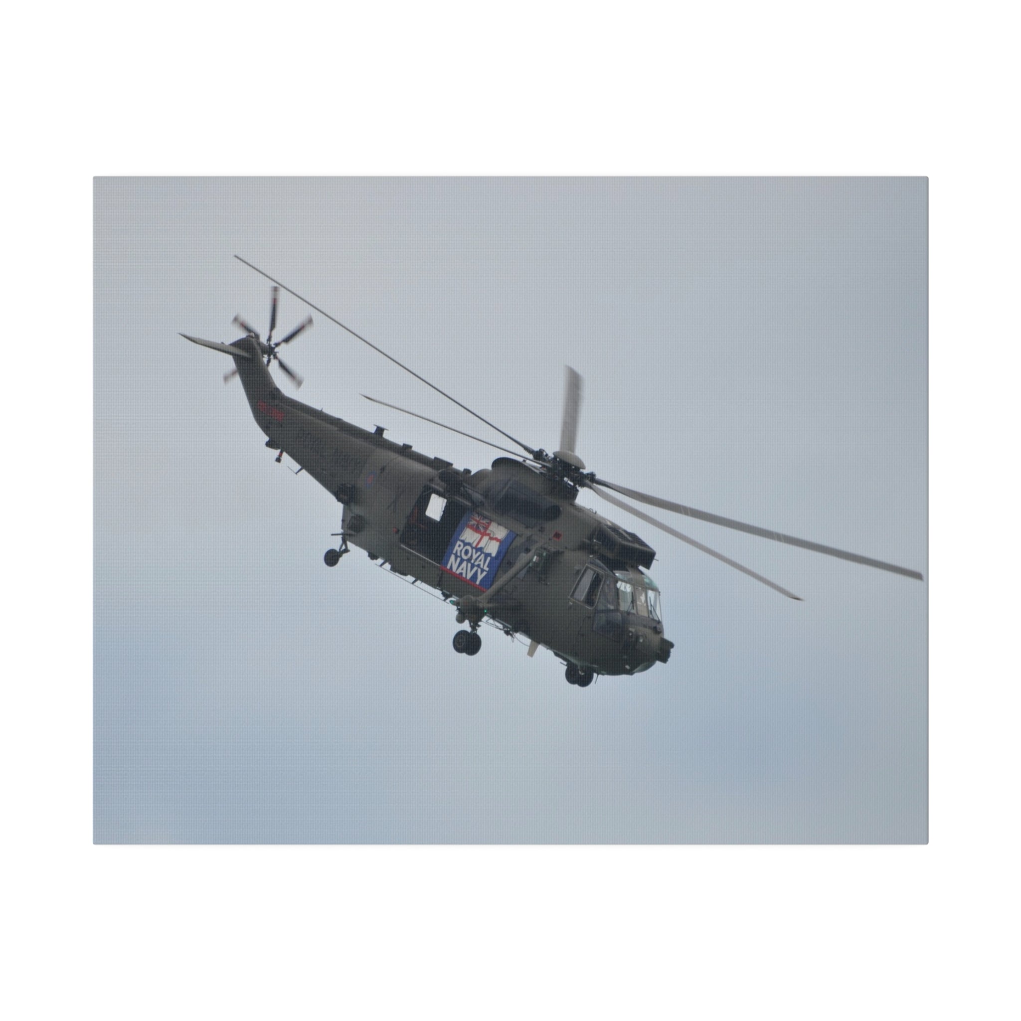 Sea King Helicopter, Door Open Pitching Forward Canvas - The Trio Synergize Group