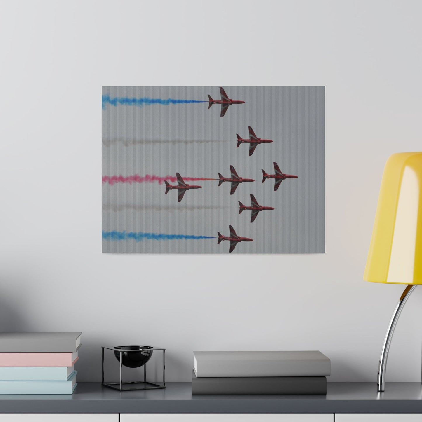 The Red Arrows Formation Close-Up Canvas Smoke Spectacular! - The Trio Synergize Group