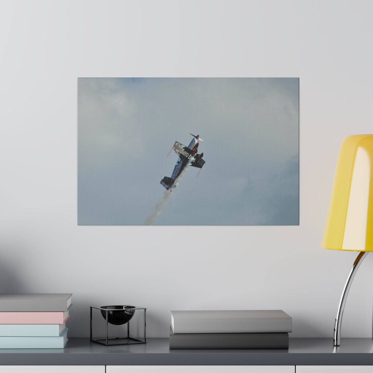 The Blade Sharply Ascending With Smoke Canvas - The Trio Synergize Group