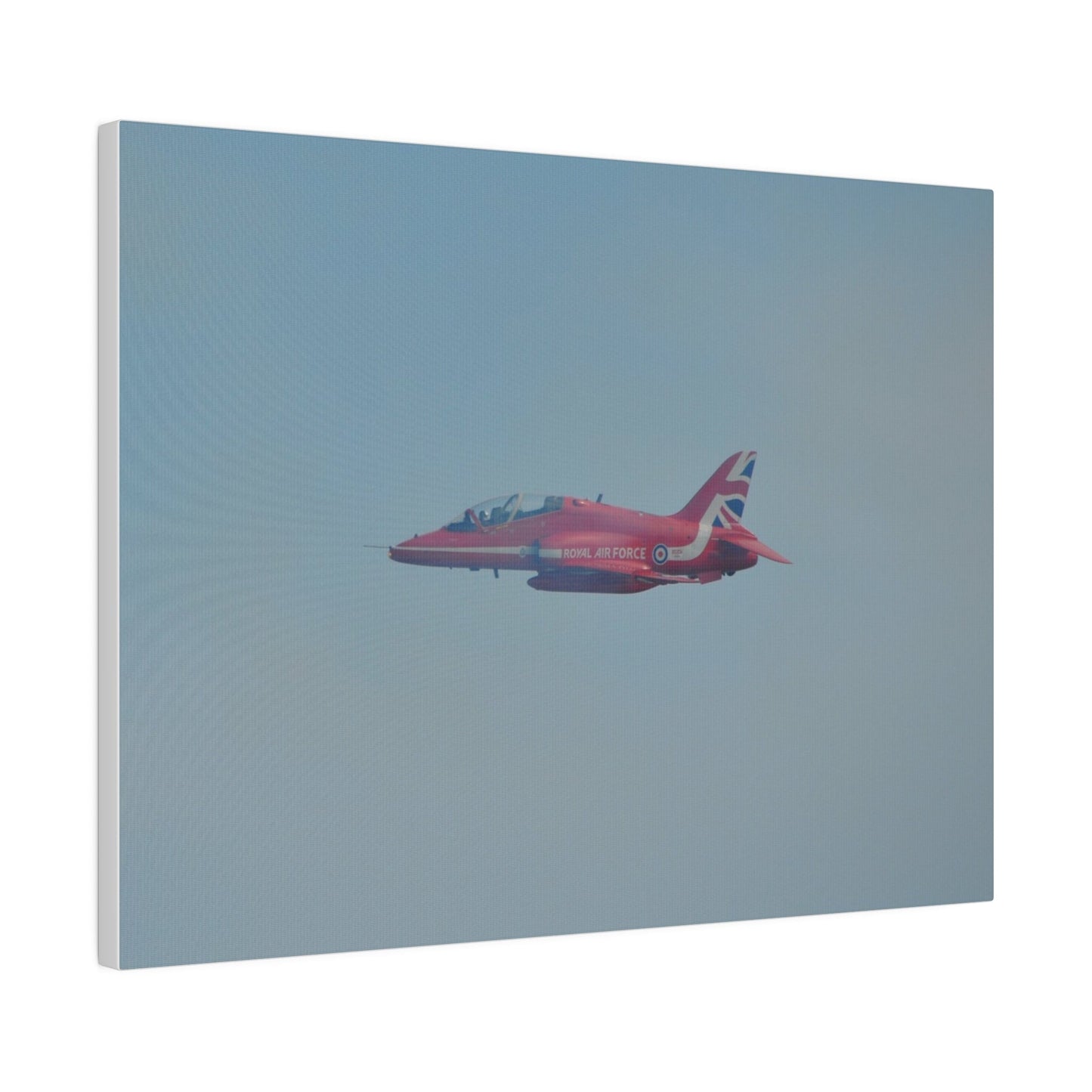 The Red Arrow Flying From The Right Canvas - The Trio Synergize Group