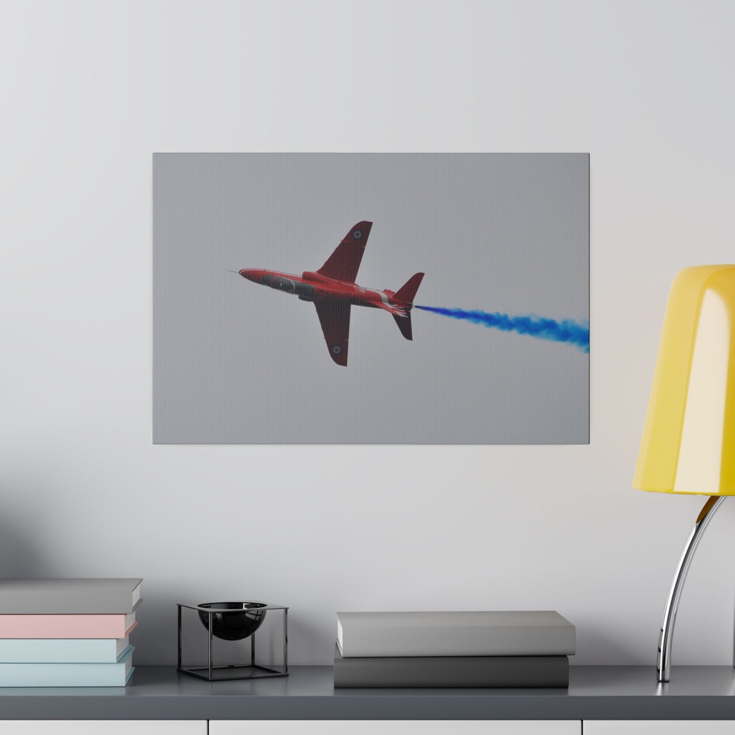 Red Arrow Upside Down Close Up Canvas - Fun Flying Right! - The Trio Synergize Group