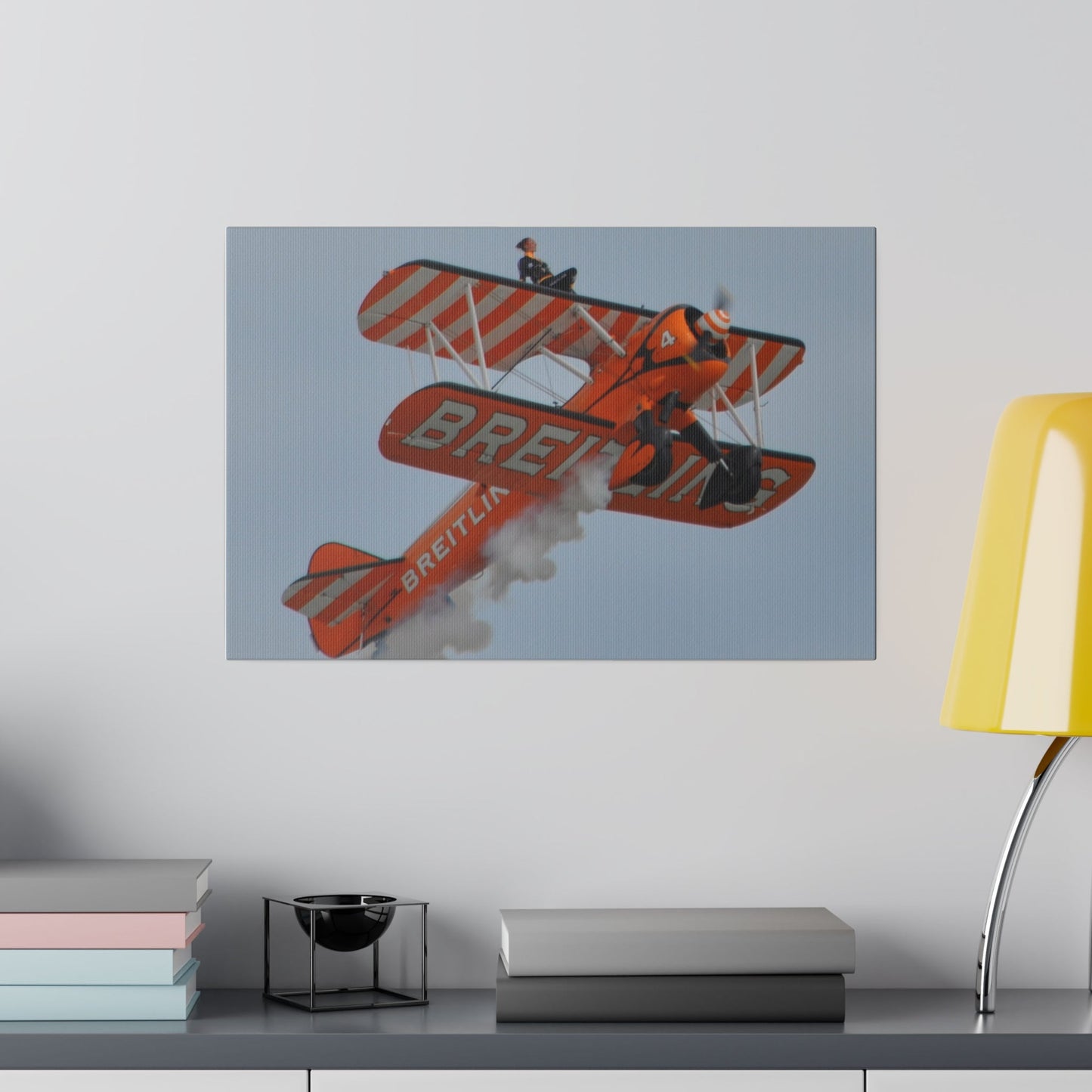 The Wing Walker Ascending, Person Sitting Much Closer Canvas - The Trio Synergize Group