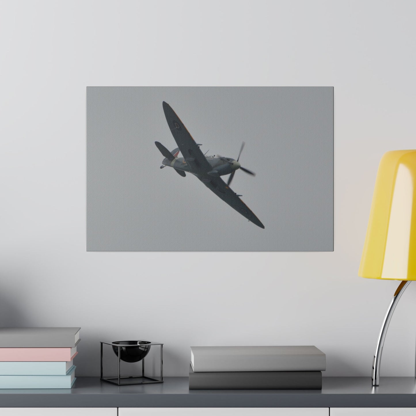 Spitfire MK Vc AR501 Front View Close Up Canvas - The Trio Synergize Group