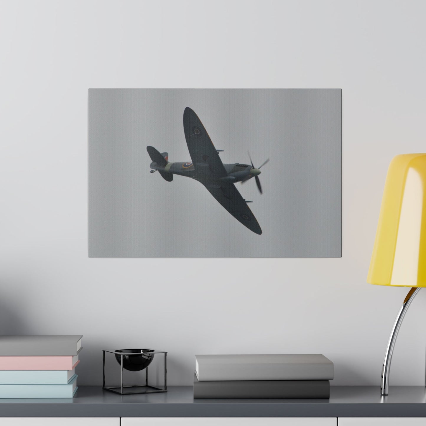 Spitfire MK Vc AR501 Front View Close Up - Canvas Print - The Trio Synergize Group