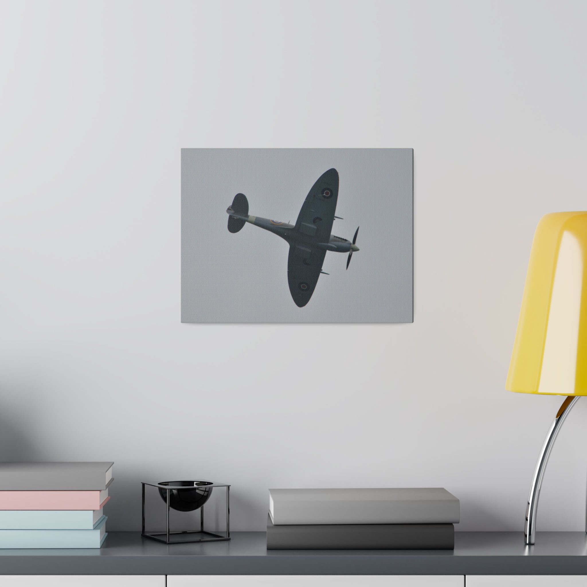 Spitfire MK Vc AR501 Flying Undercarriage Close Up Canvas - The Trio Synergize Group