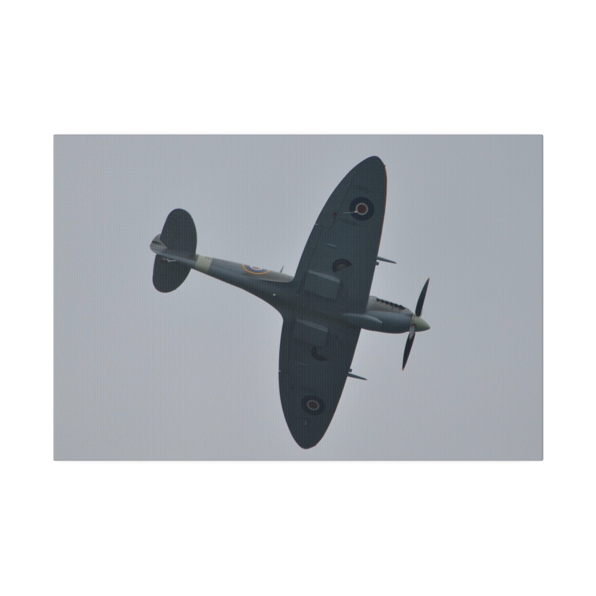 Spitfire MK Vc AR501 Flying Undercarriage Close Up Canvas - The Trio Synergize Group