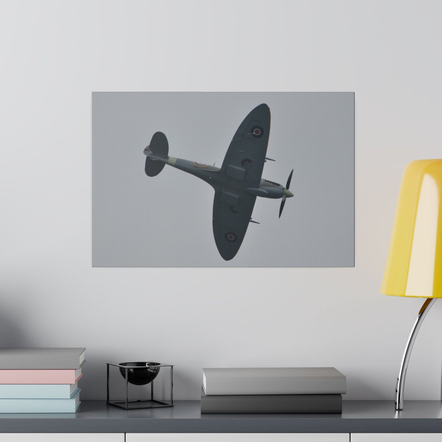 Spitfire MK Vc AR501 Flying Undercarriage Close Up Canvas - The Trio Synergize Group