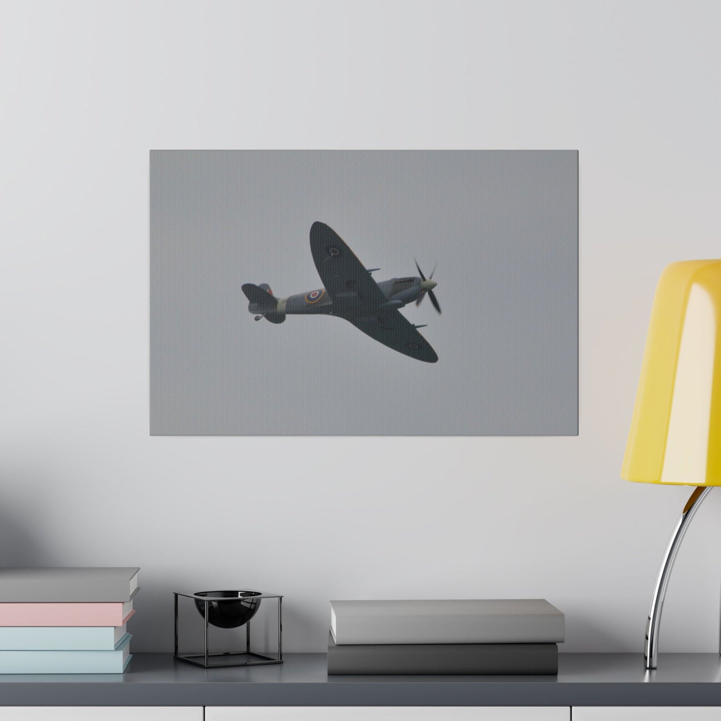 Spitfire MK Vc AR501 Flying Right Close Up Canvas - The Trio Synergize Group