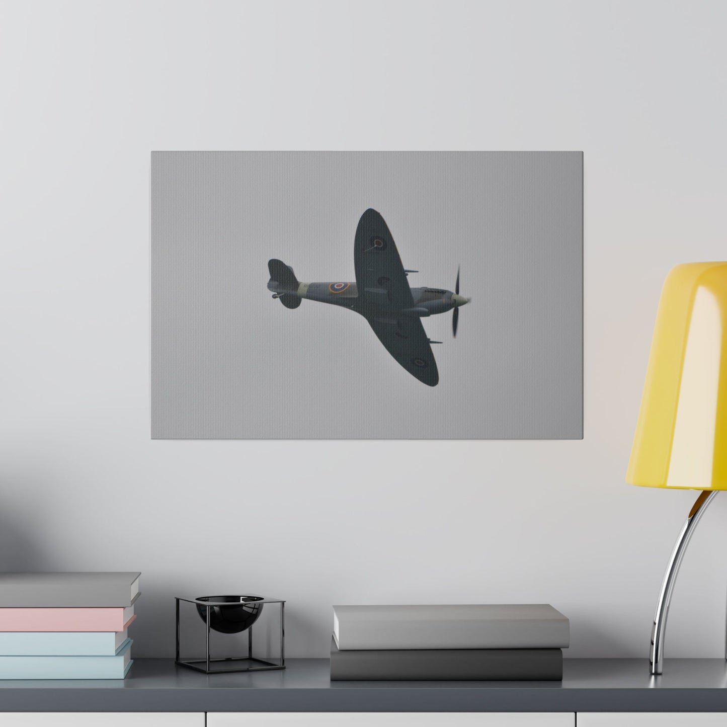 Spitfire MK Vc AR501 Flying & Undercarriage Close Up Canvas - The Trio Synergize Group