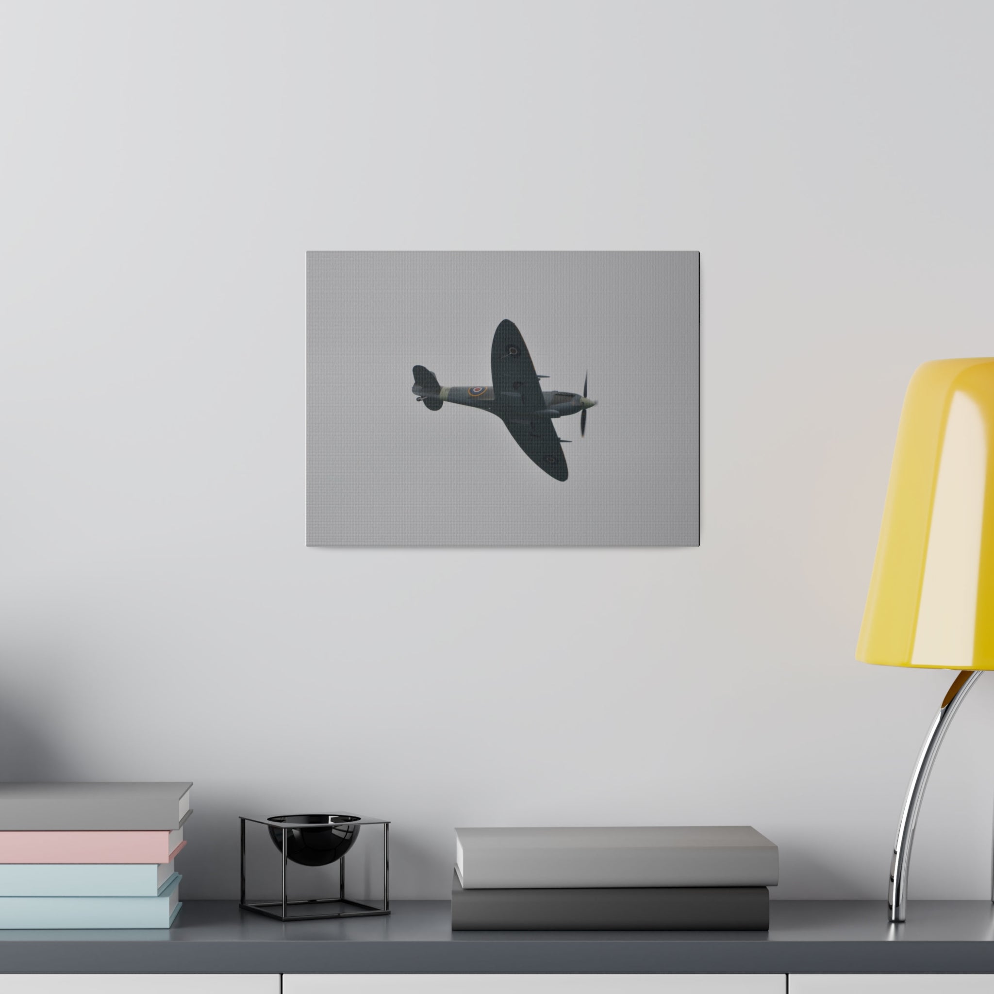 Spitfire MK Vc AR501 Flying & Undercarriage Close Up Canvas - The Trio Synergize Group