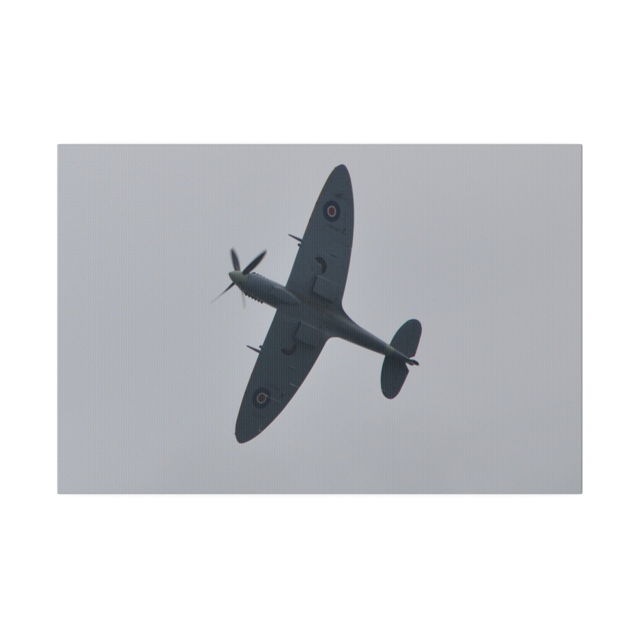 Spitfire MK Vc AR501 Banking Right Canvas Print - The Trio Synergize Group