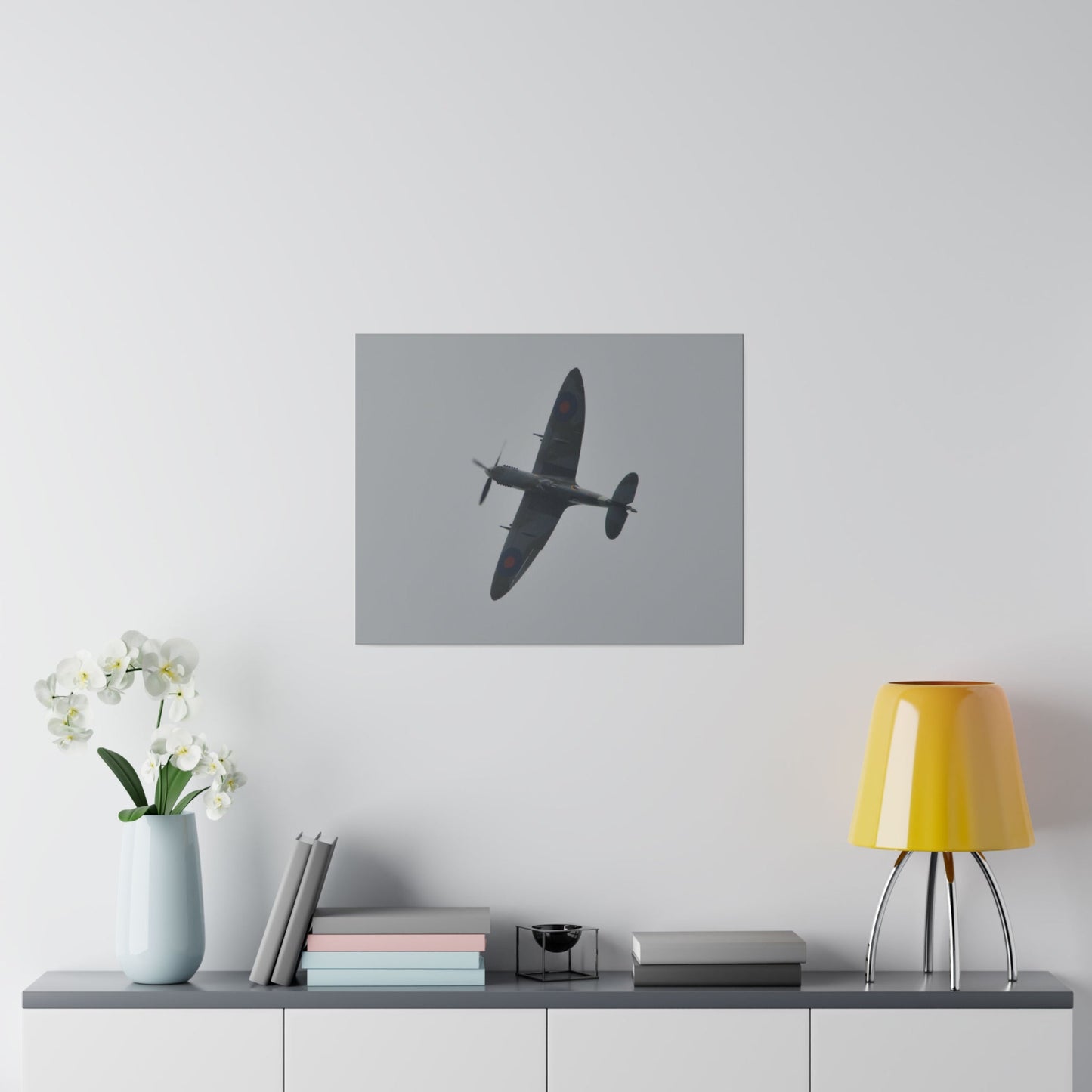 Spitfire MK Vc AR501 Ascending Sharp Angle Close Up Canvas - The Trio Synergize Group