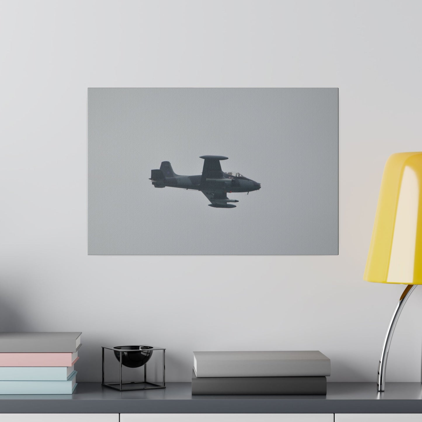 Strikemaster Flying With A View Of The Undercarriage Canvas - The Trio Synergize Group