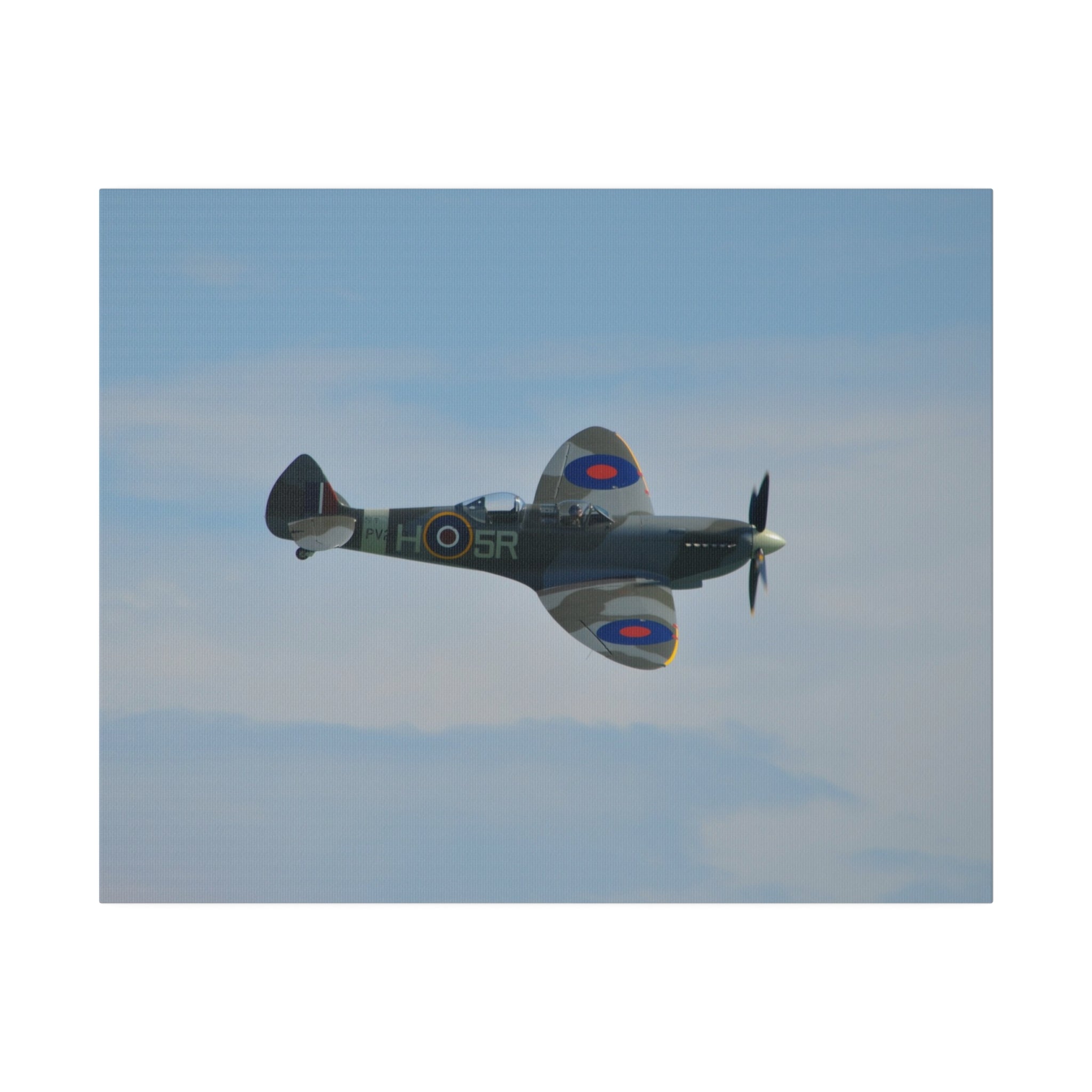 Supermarine Spitfire Two-Seater Very Close Up Canvas - The Trio Synergize Group