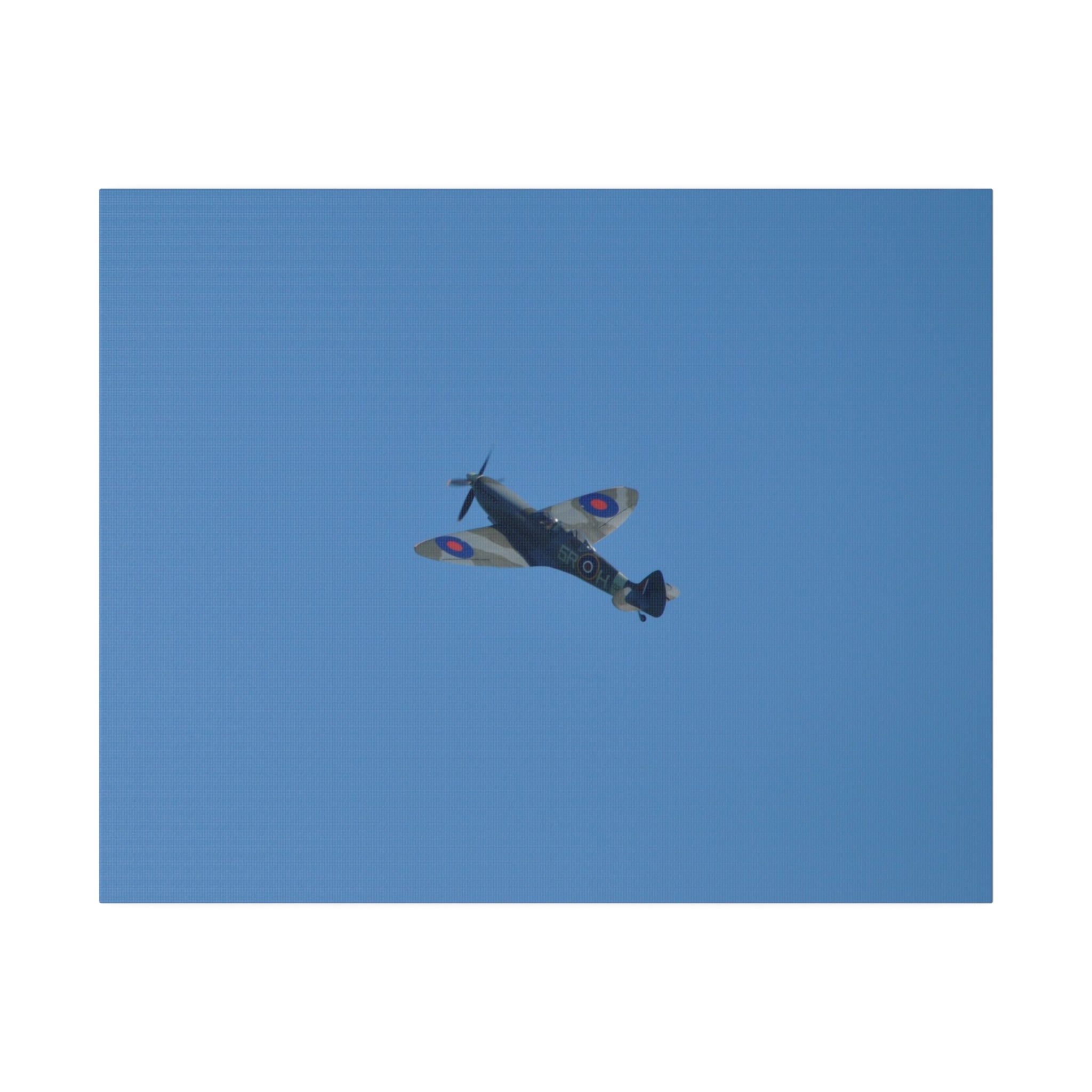 Supermarine Spitfire Two-Seater Flying Upwards Canvas - The Trio Synergize Group