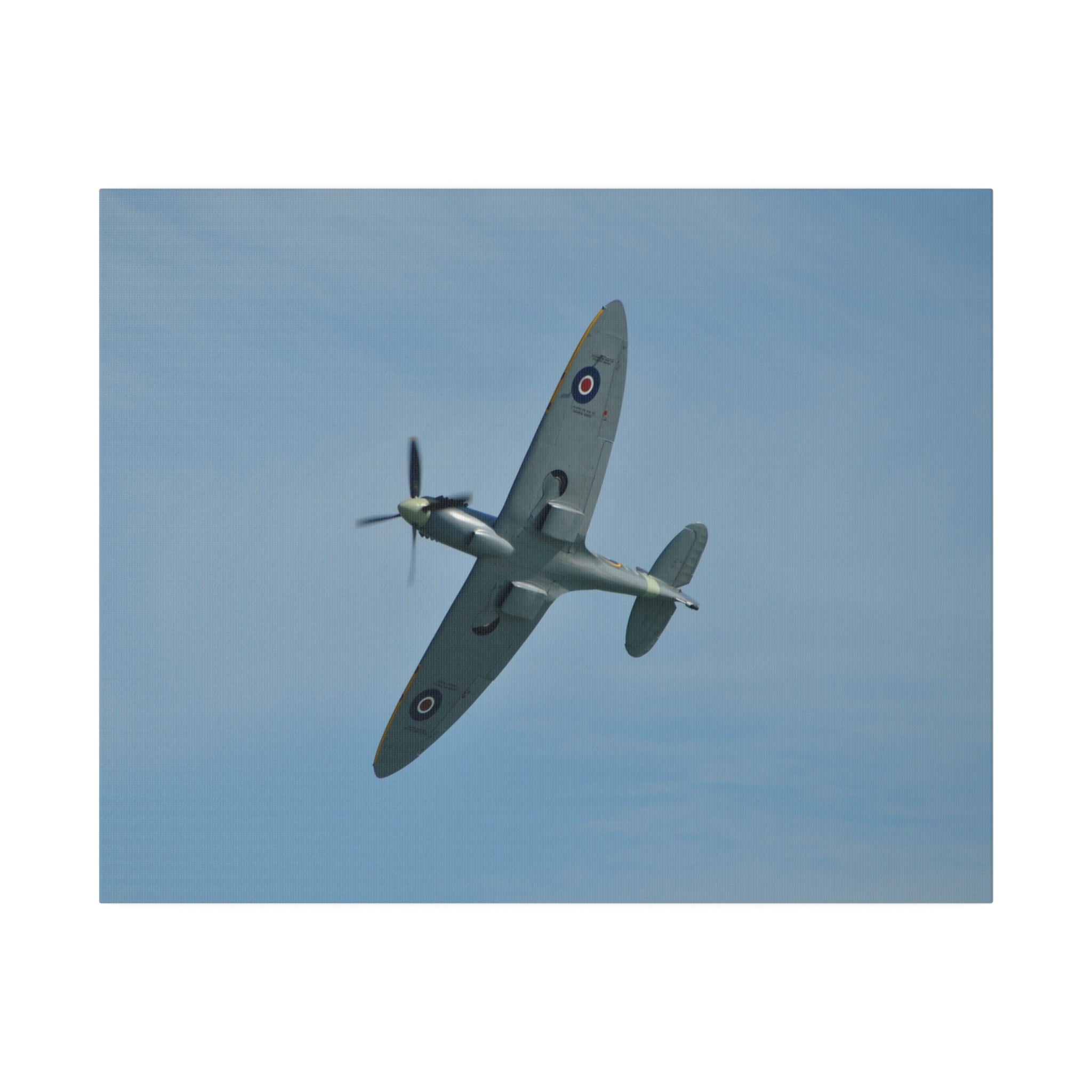 Supermarine Spitfire Two-Seater Banking Right Canvas - The Trio Synergize Group