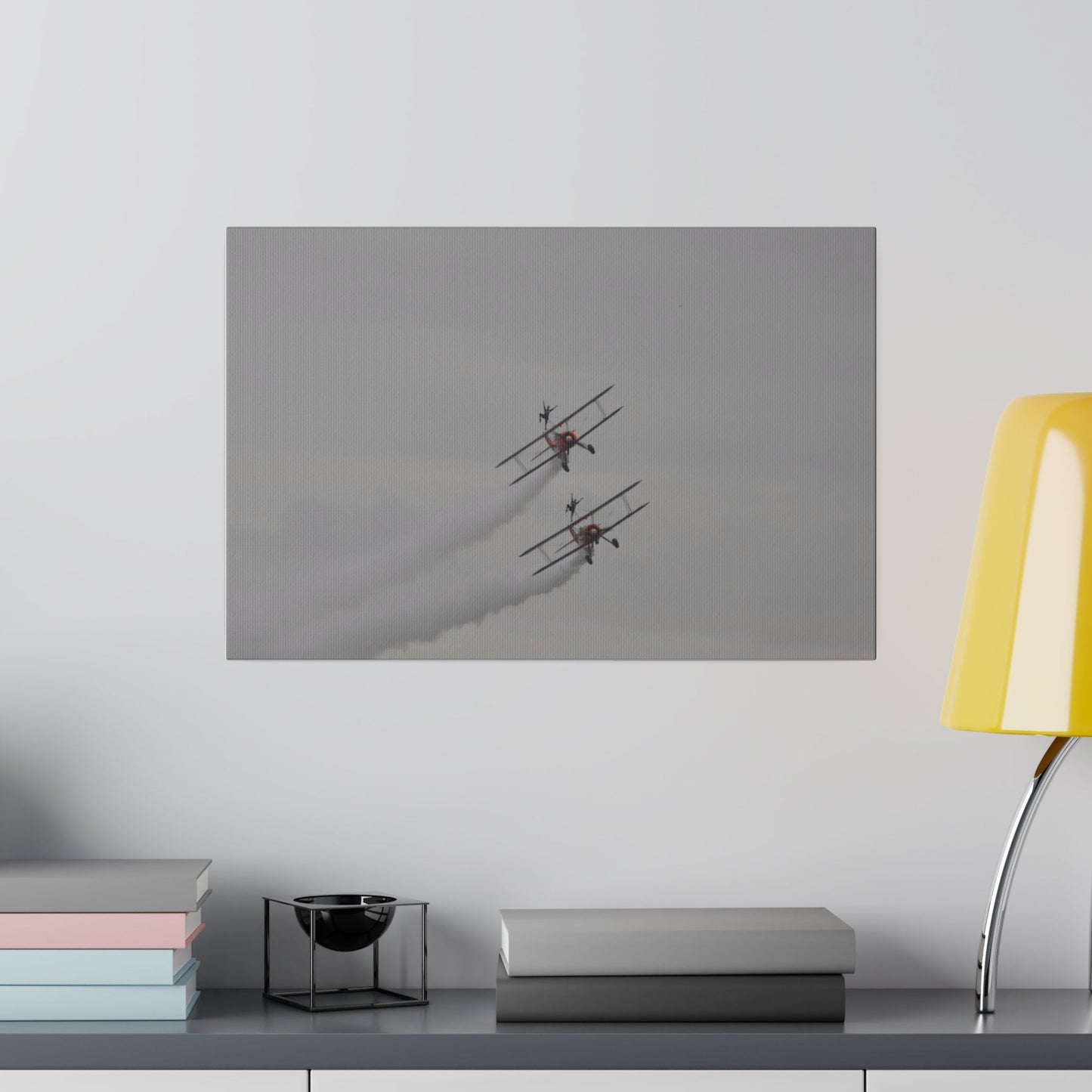 The Wing Walkers People In A Funny Position Canvas Print - The Trio Synergize Group