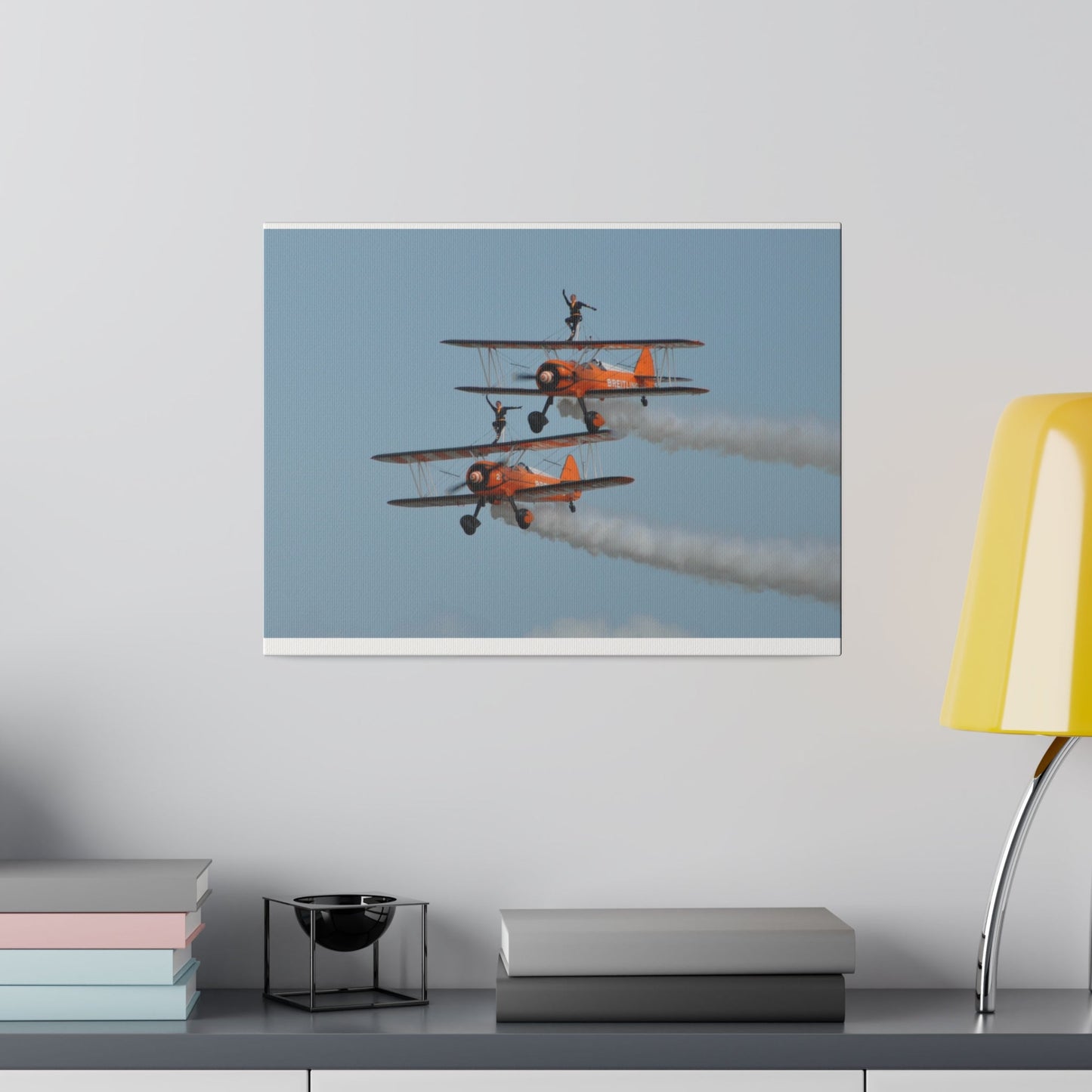 The Wing Walkers People Open arms & Planes Very Close Canvas - The Trio Synergize Group