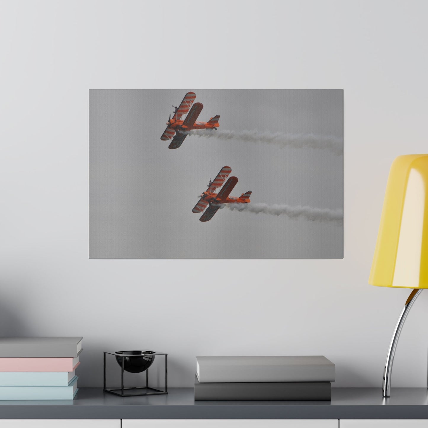 The Wing Walkers Flying Undercarriage Close Up Canvas Print - The Trio Synergize Group