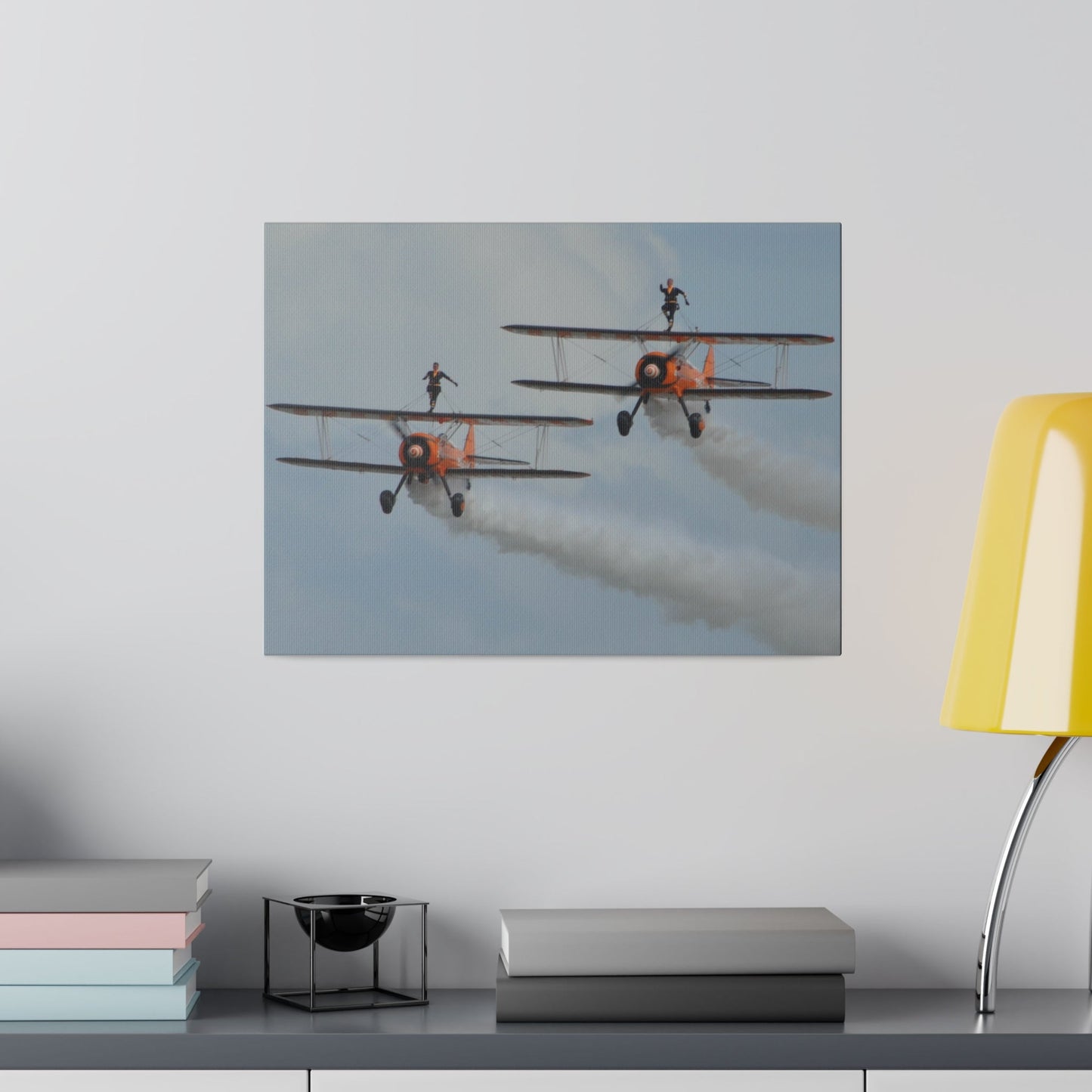 The Wing Walkers Flying Forward Planes Very Close Canvas - The Trio Synergize Group
