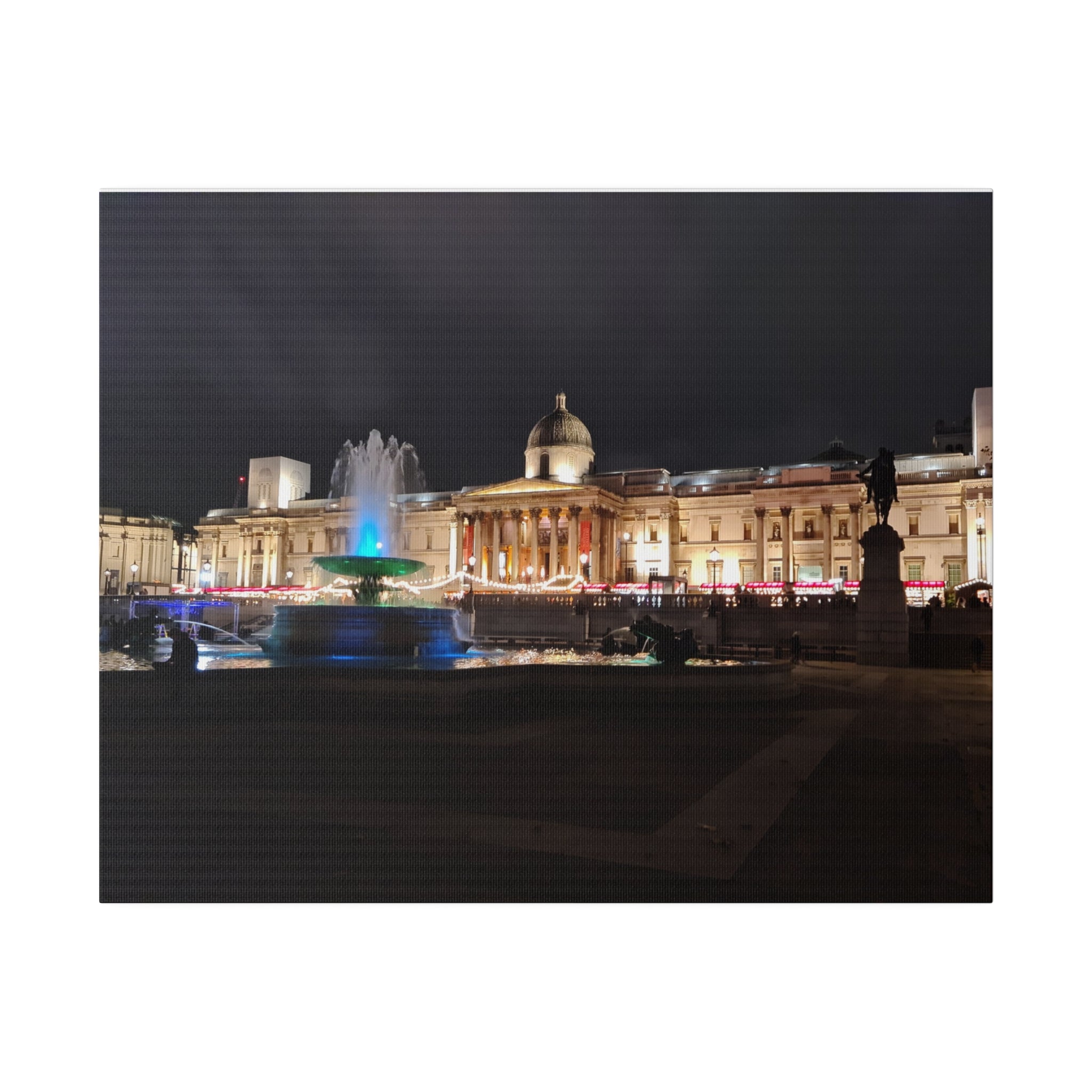 Canvas Print - London Trafalgar Square at Night - The Trio Synergize Group