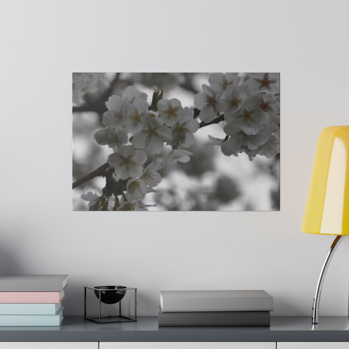 White Tree Blossom Canvas Print - The Trio Synergize Group