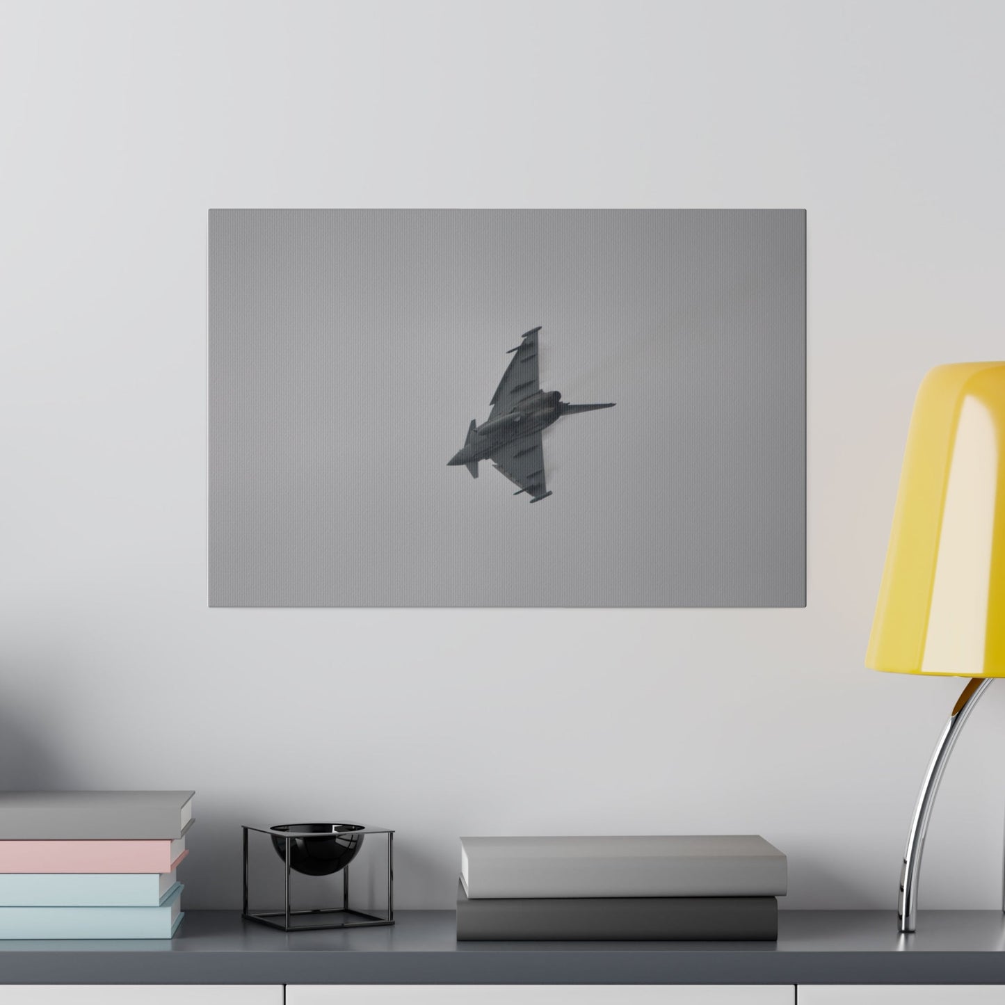 Typhoon Flying Away With Some Smoke And Haze On Wings, Matte Canvas, Stretched, 0.75" - The Trio Synergize Group